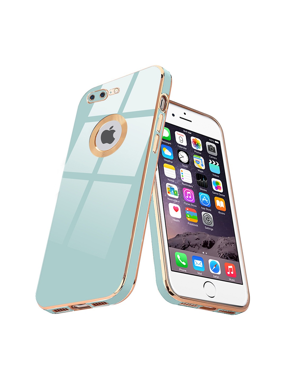 

Karwan Mint Green Shockproof iPhone 7 Plus Mobile Back Case