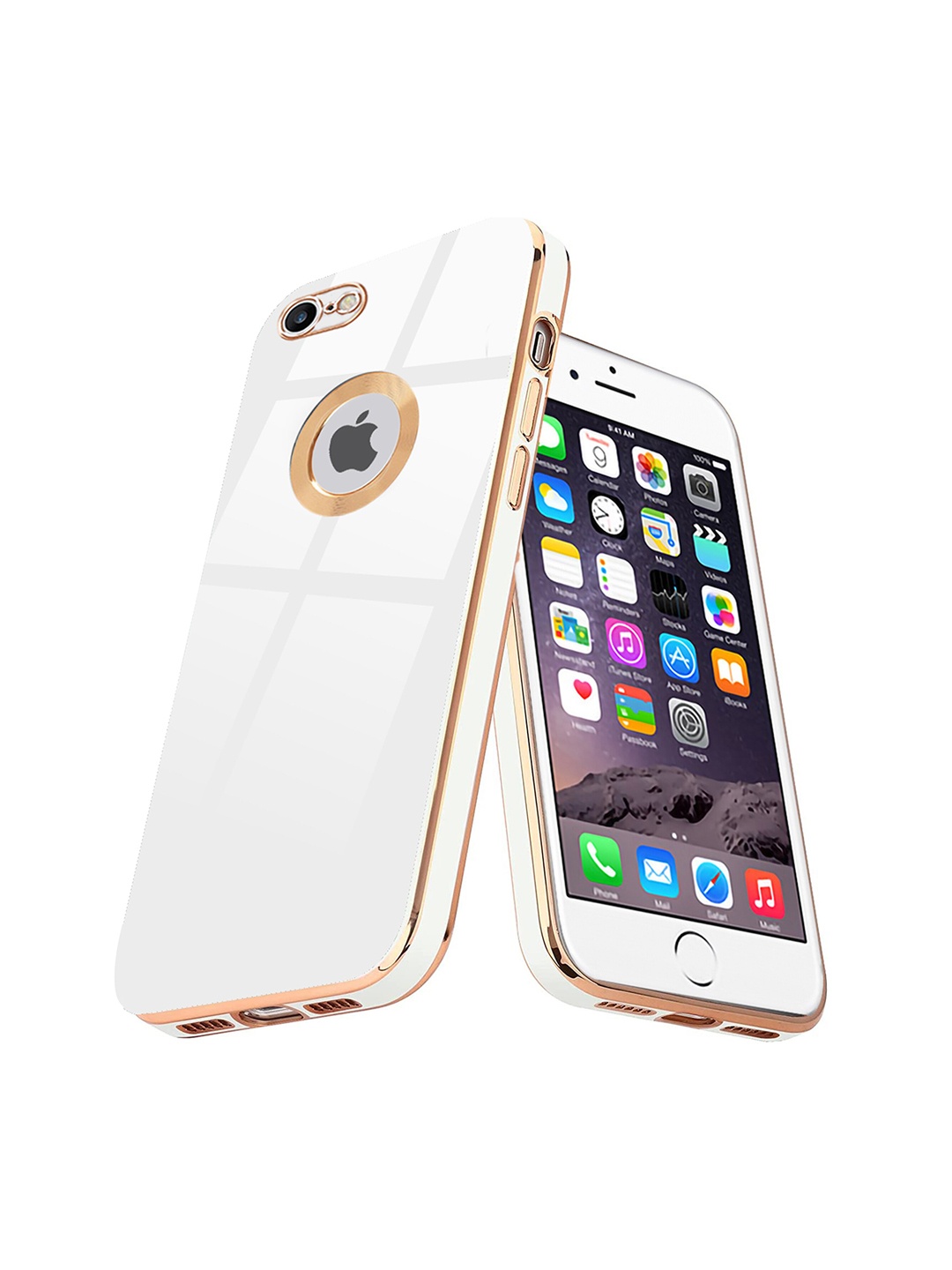 

Karwan White iPhone 7 Mobile Back Case