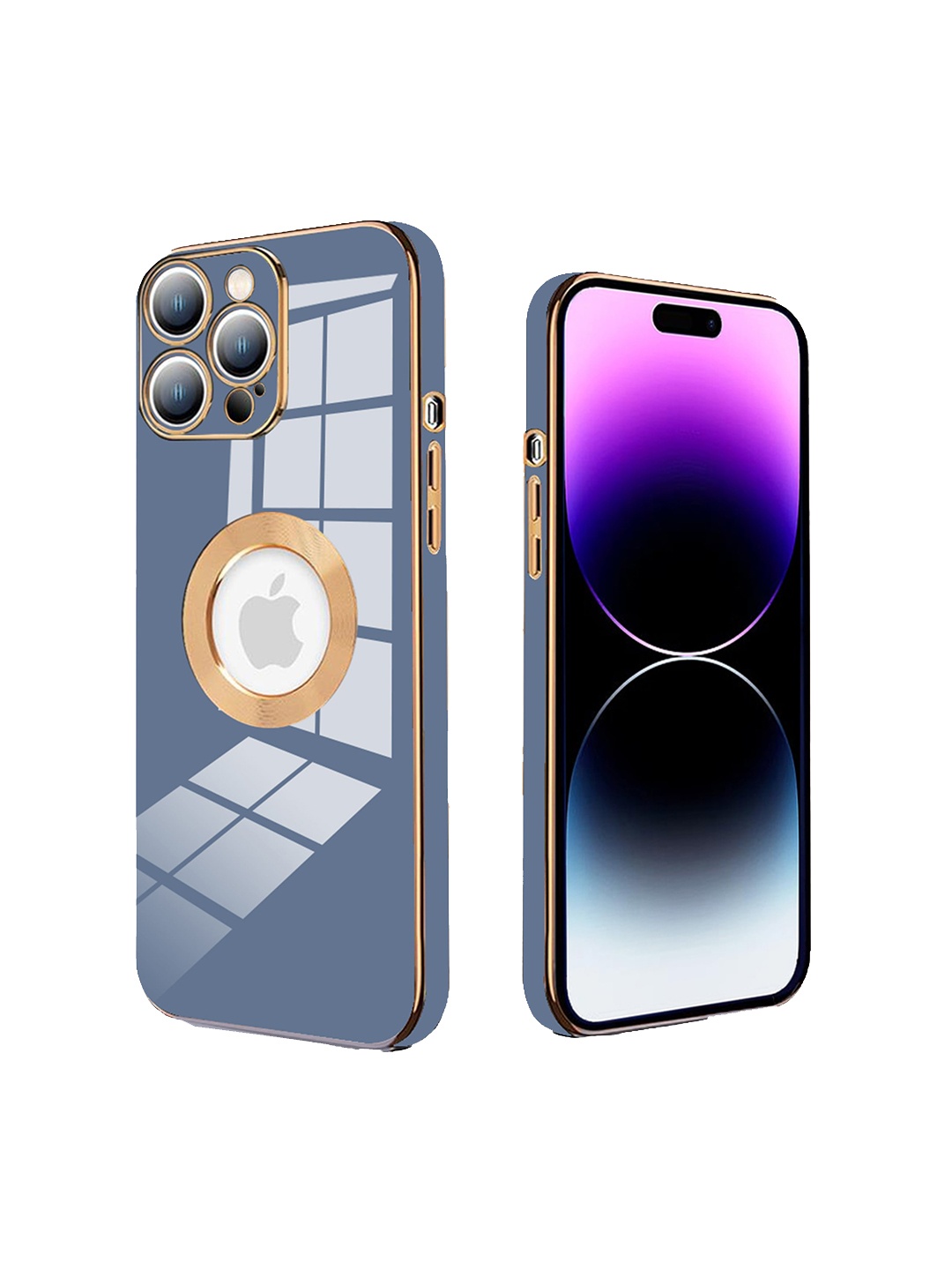 

Karwan Blue Shockproof iPhone 14 Pro Mobile Phone Case