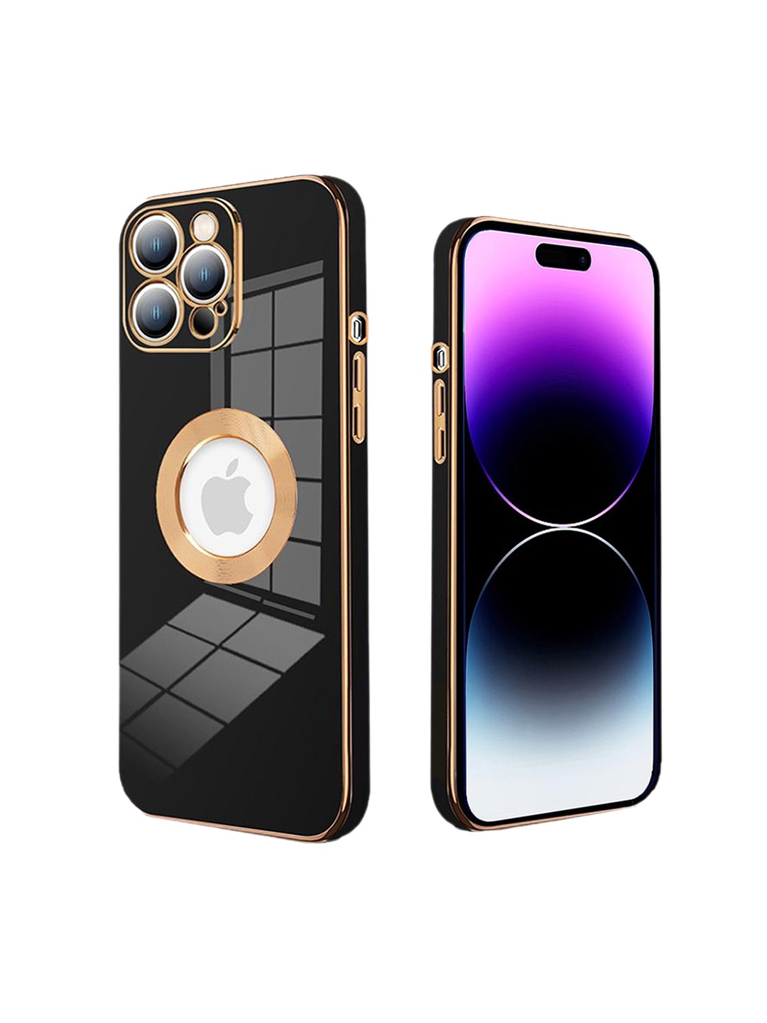 

Karwan Black Shockproof iPhone 14 Pro Max Mobile Back Case
