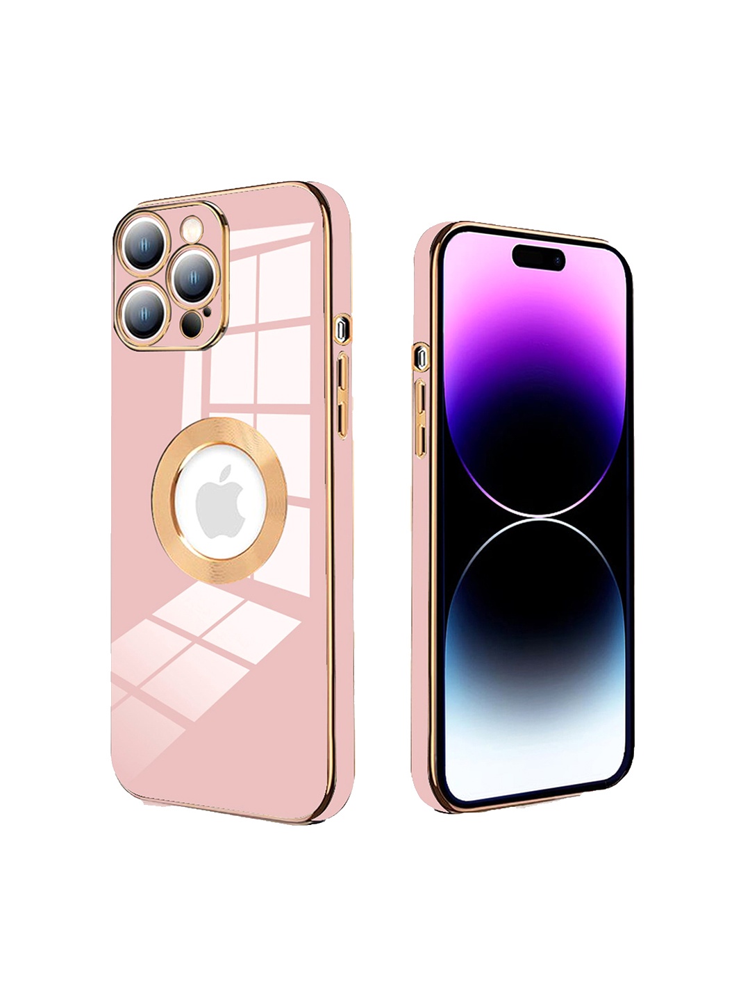 

Karwan Pink Shock Proof Apple iPhone 14 Pro Phone Back Case