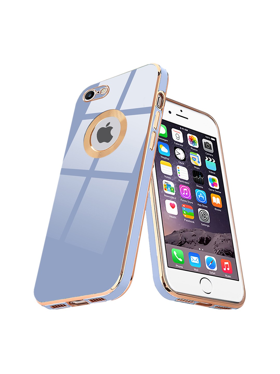 

Karwan Shock Proof iPhone 8 Back Case, Blue