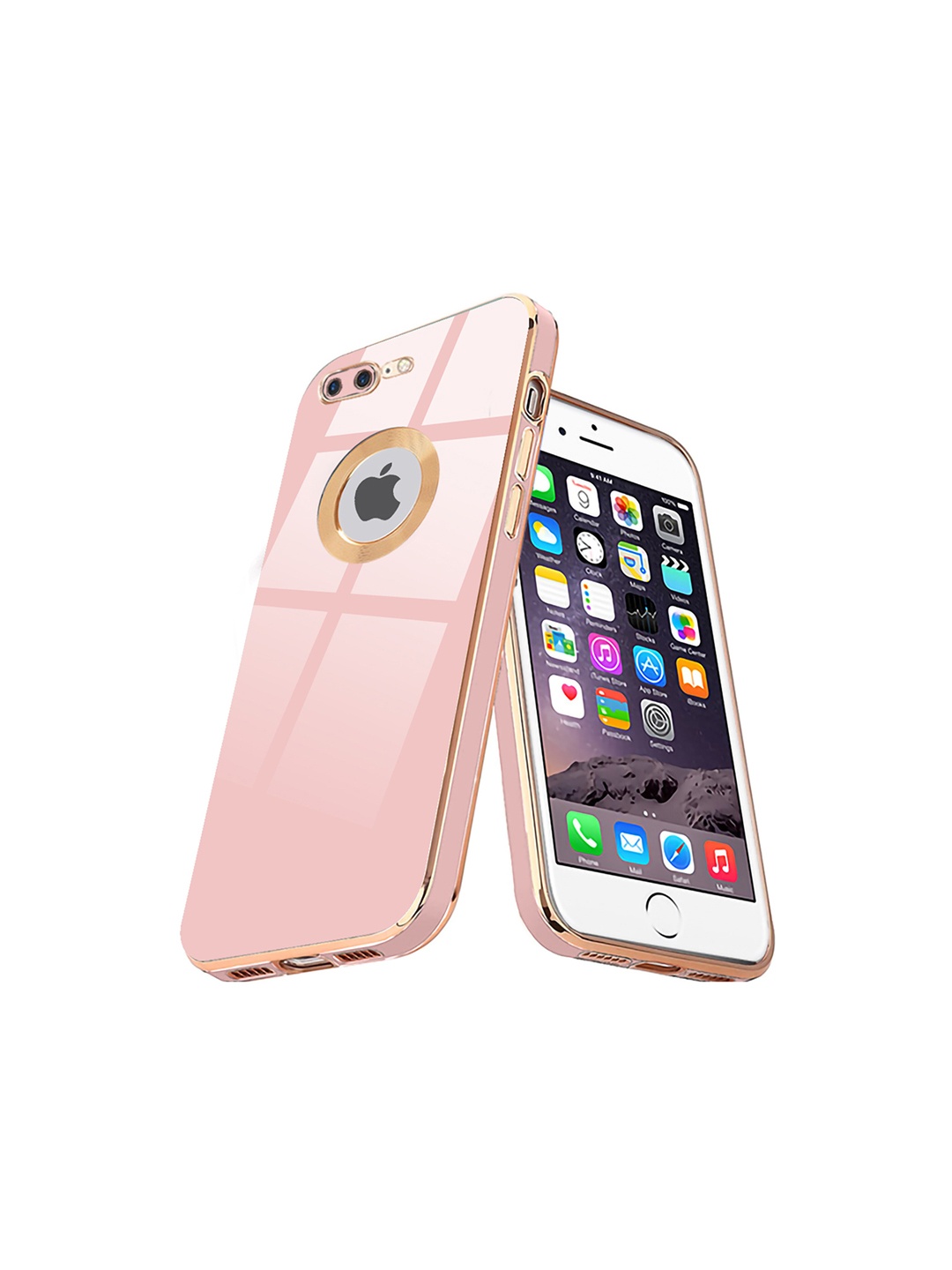 

Karwan Shock Proof iPhone 7 Plus Back Case, Pink