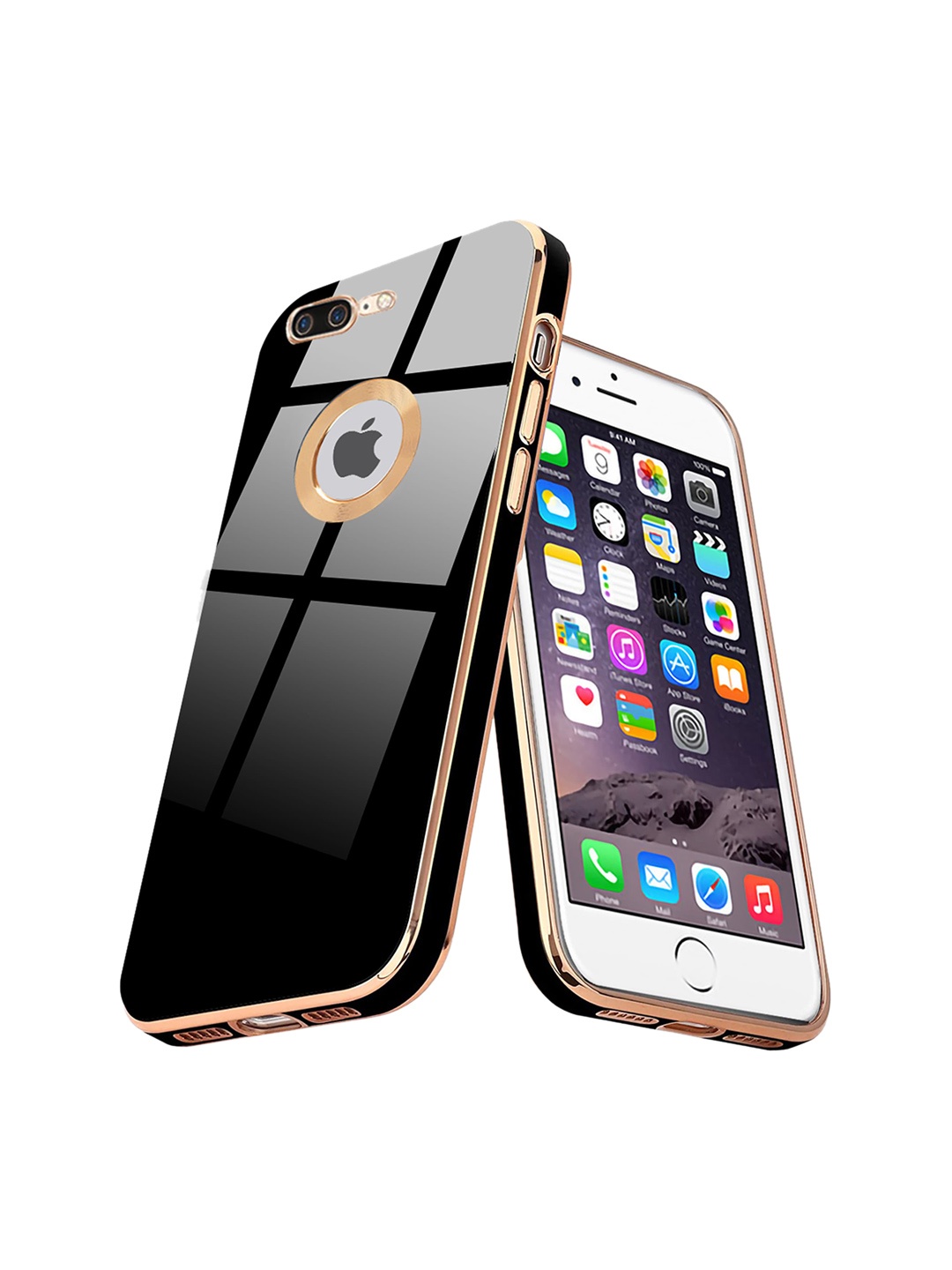

Karwan Shock Proof iPhone 8 Plus Back Case, Black