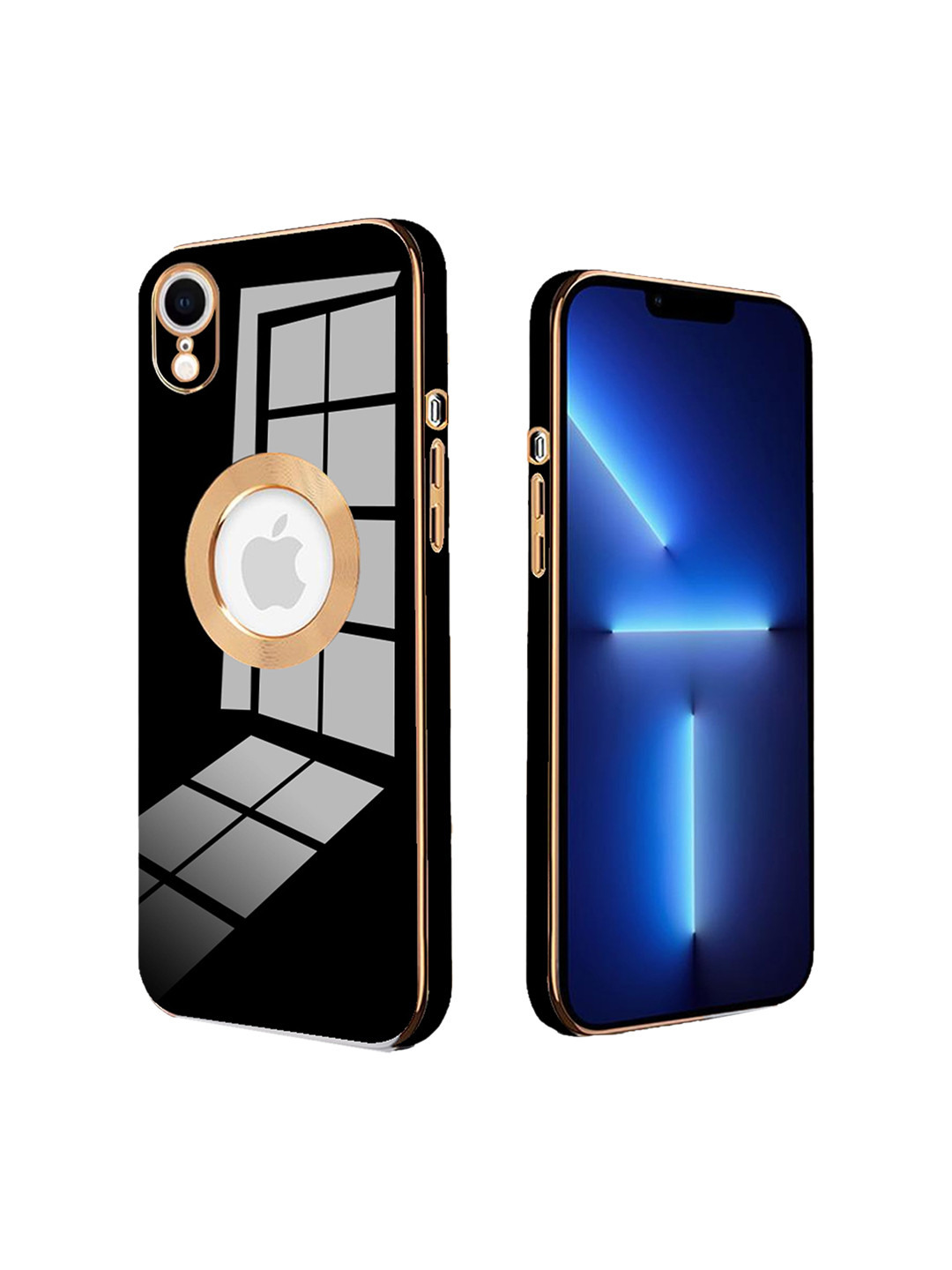 

Karwan Shock Proof iPhone XR Back Case, Black