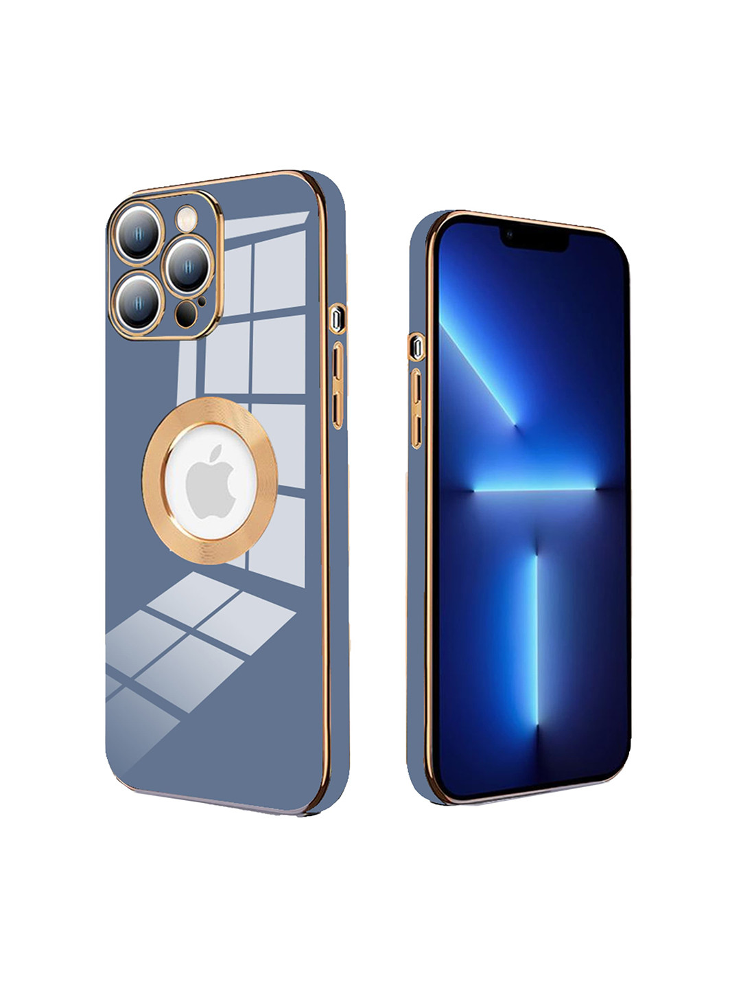 

Karwan Shock Proof iPhone 12 Pro Back Case, Blue