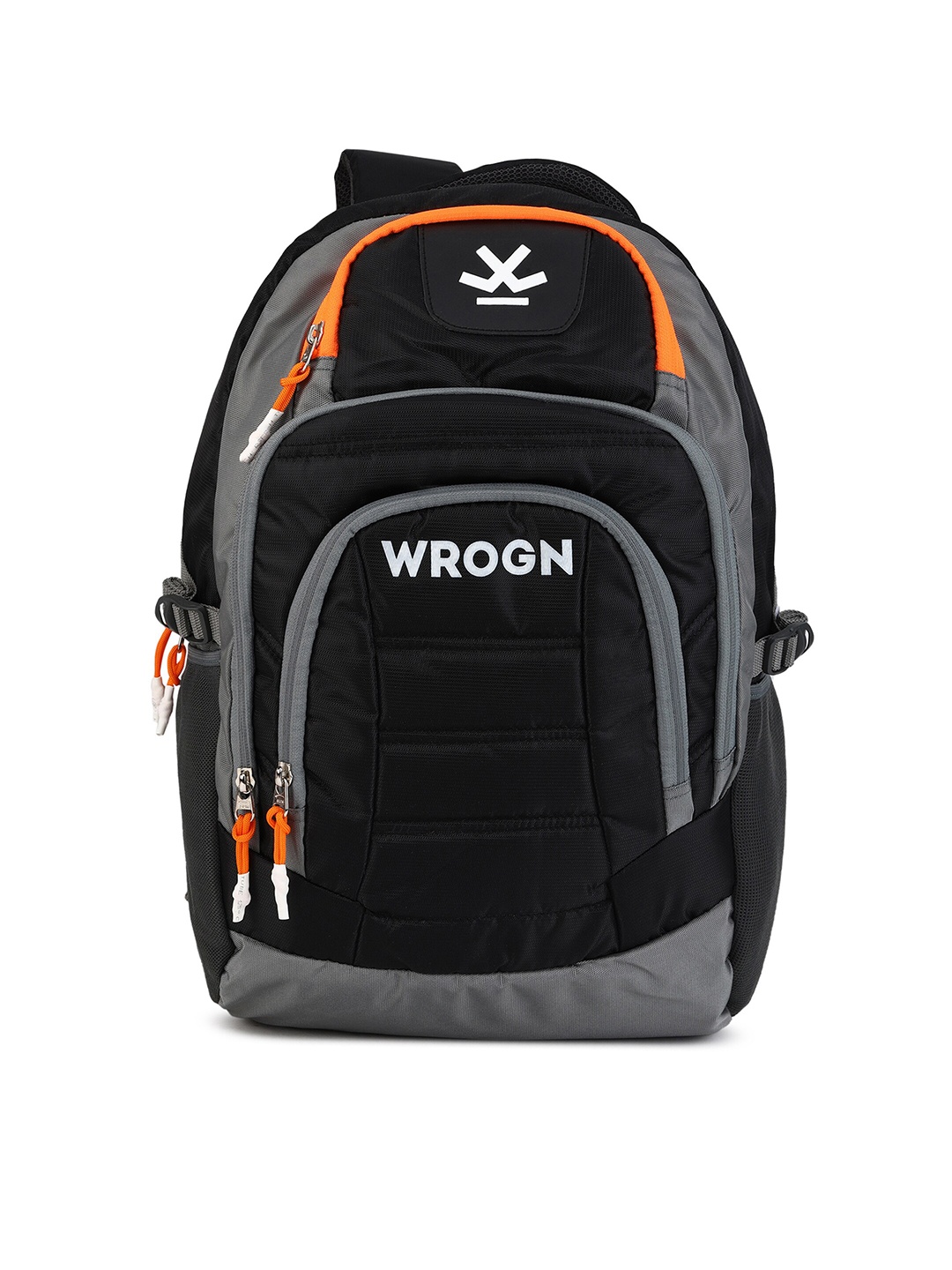 

WROGN Backpack with Reflective Strip, Black