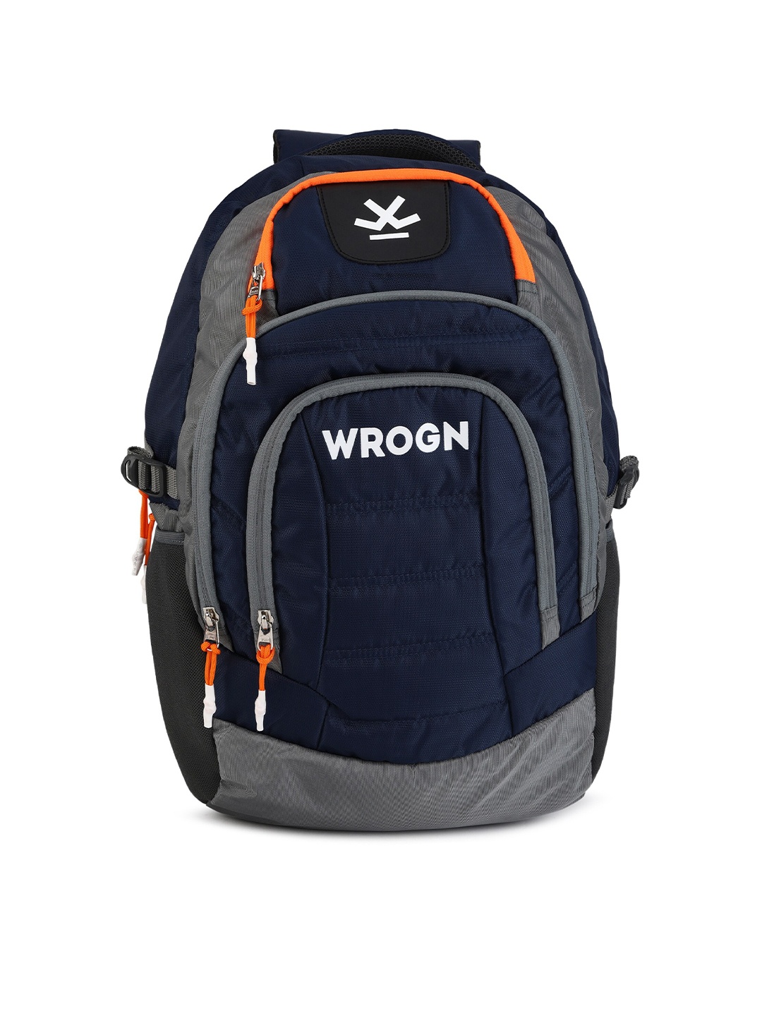 

WROGN Backpack with Reflective Strip, Navy blue