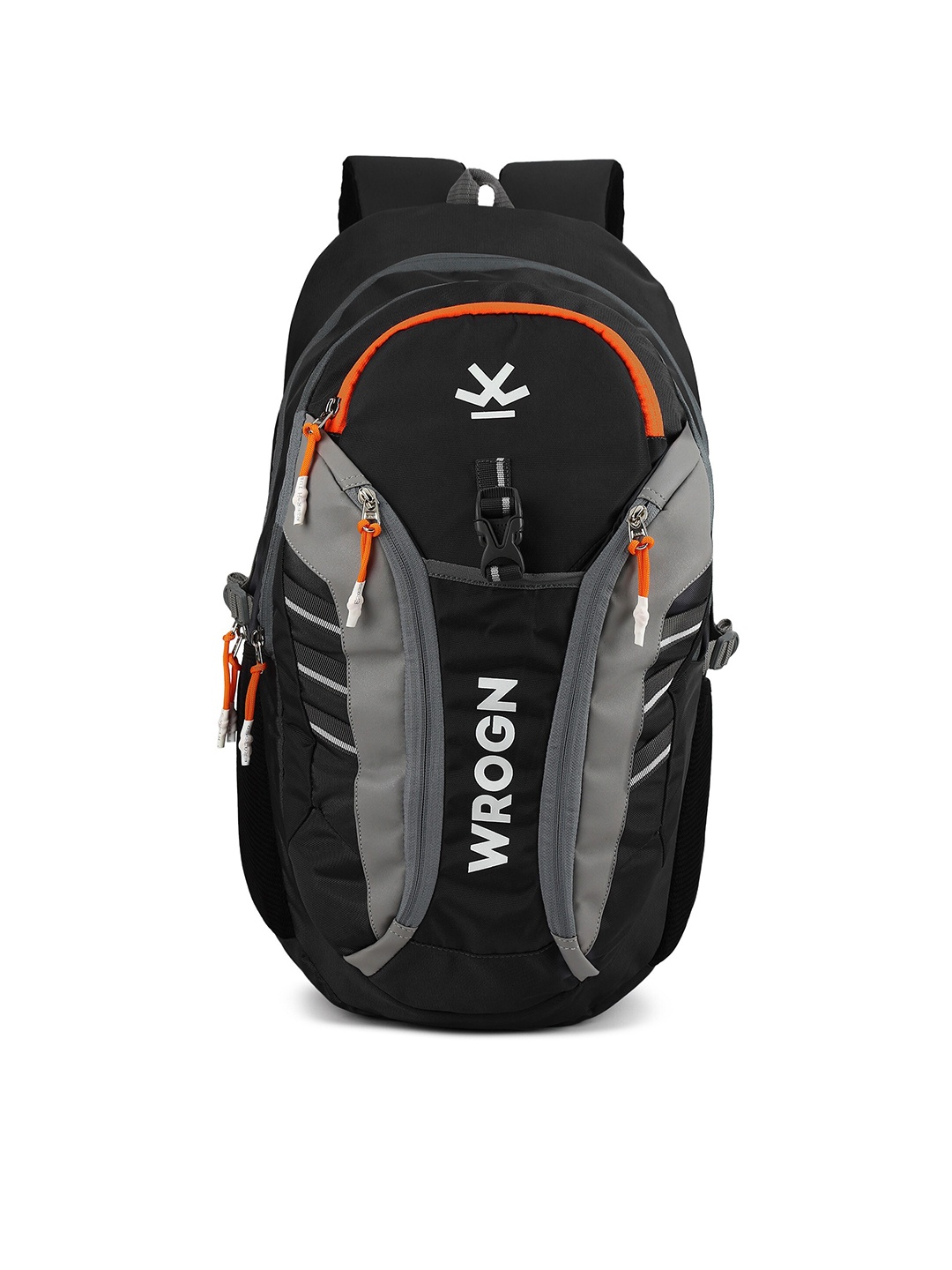 

WROGN Backpack with Reflective Strip, Black