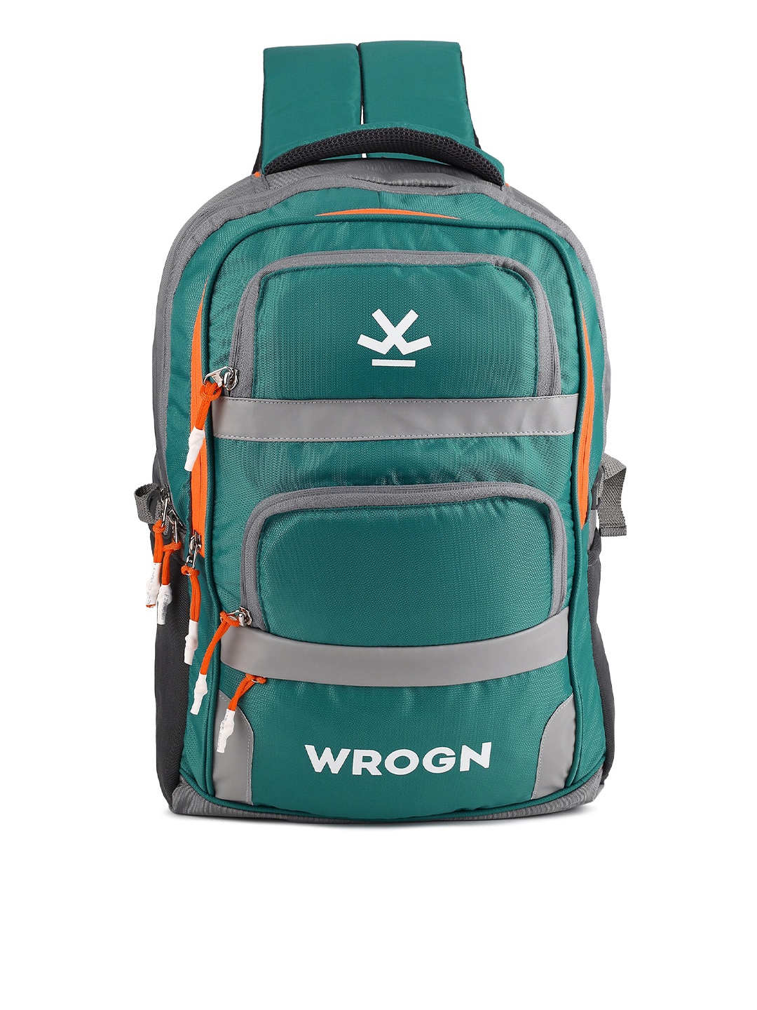 

WROGN Backpack with Reflective Strip, Sea green