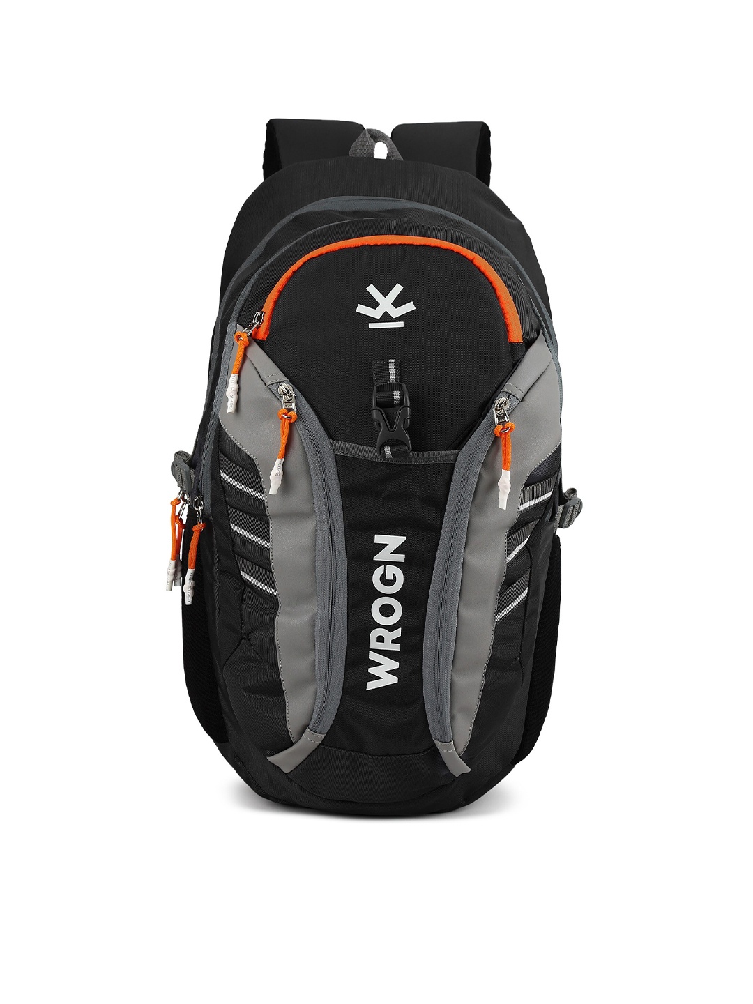 

WROGN Backpack with Reflective Strip, Black