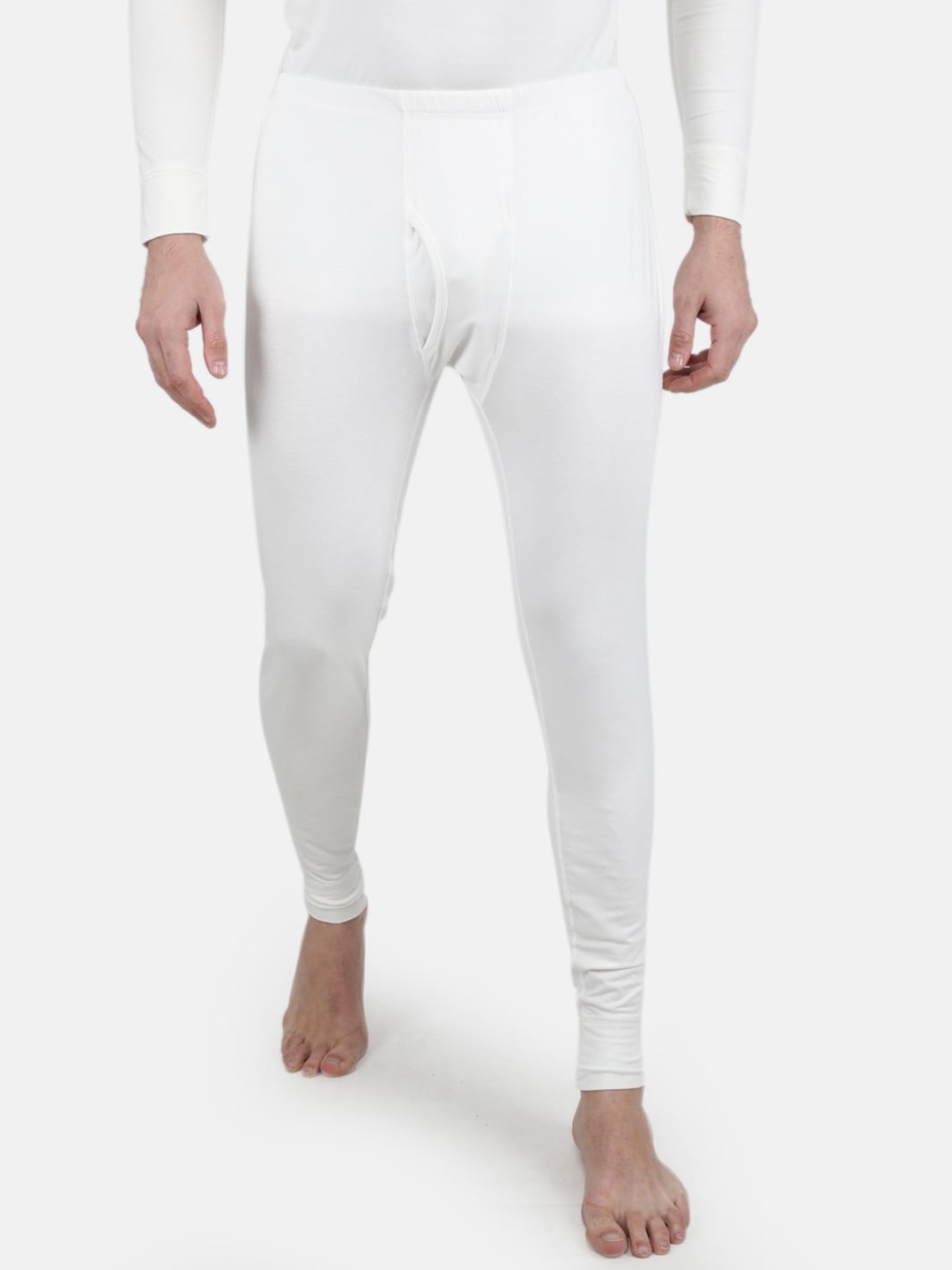 

Monte Carlo Men Cotton Thermal Bottoms, Off white