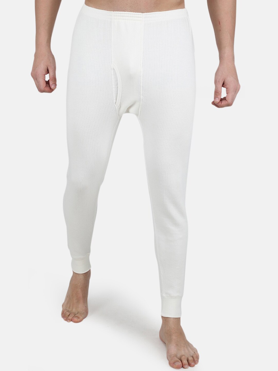 

Monte Carlo Men Cotton Thermal Bottoms, Off white