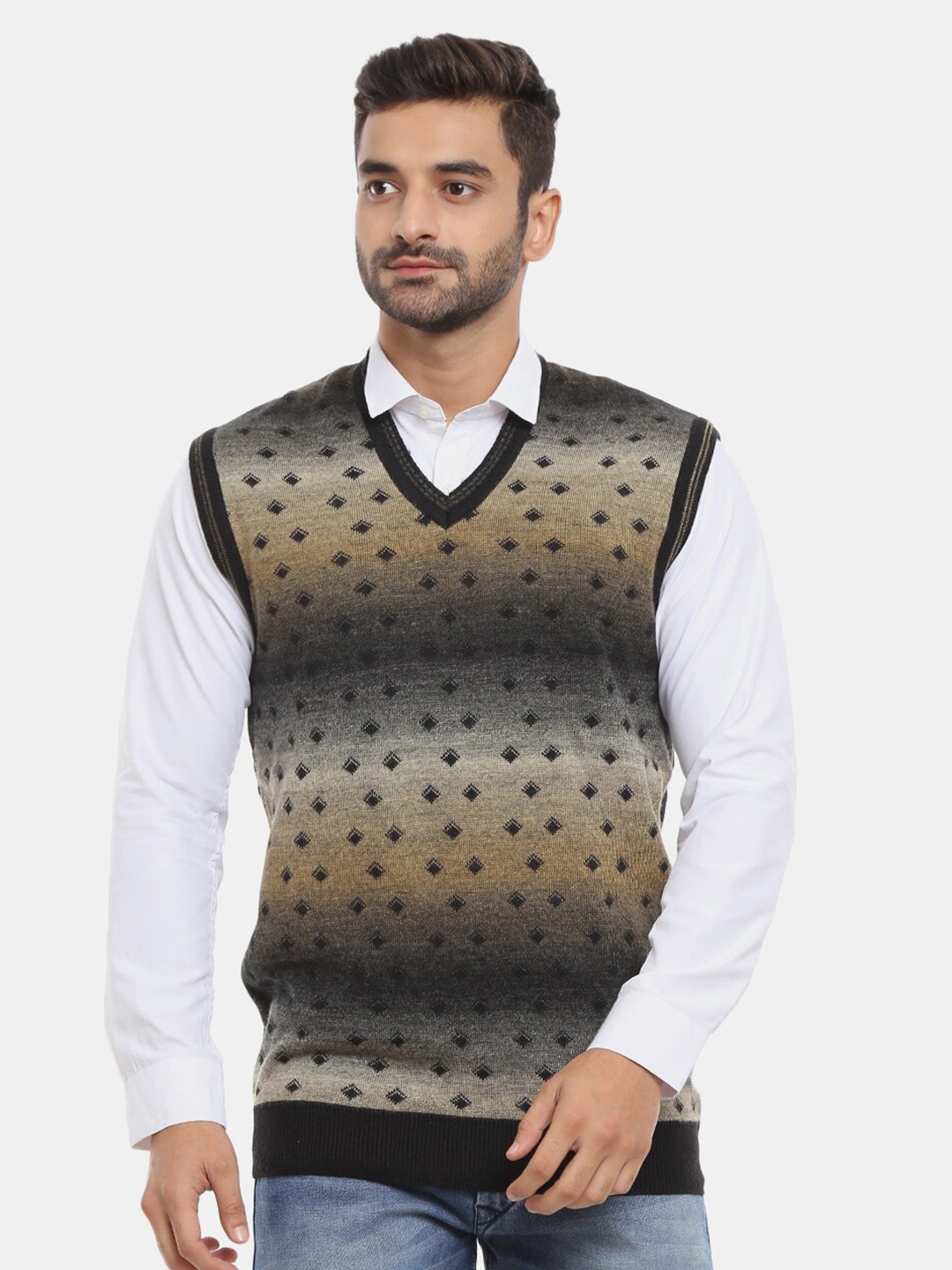 

V-Mart Men Printed Sweatshirt, Black