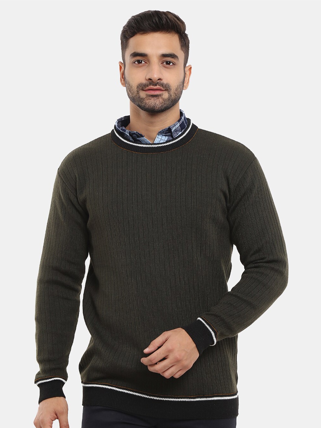 

V-Mart Men Sweatshirt, Olive