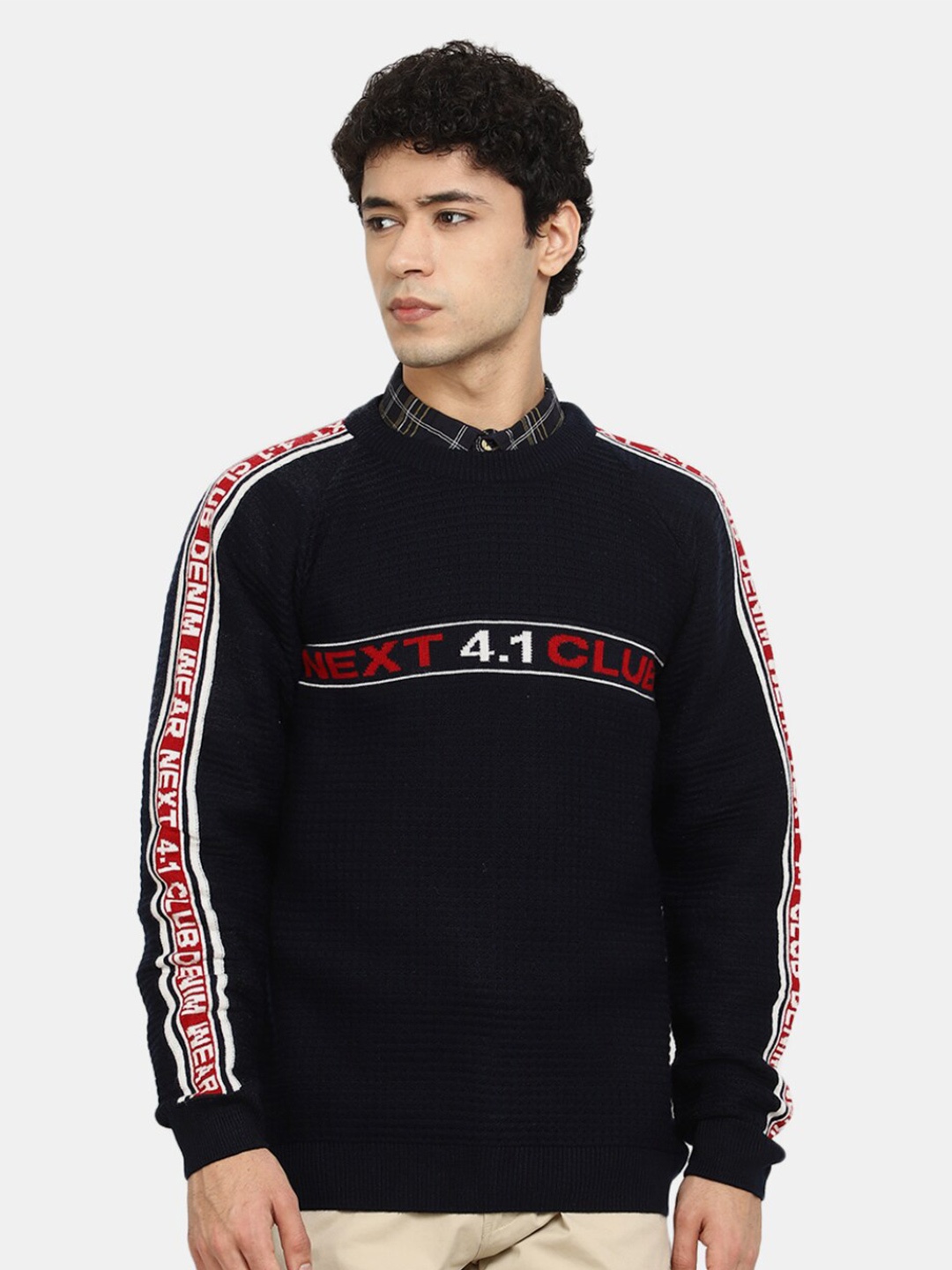 

V-Mart Men Sweatshirt, Navy blue