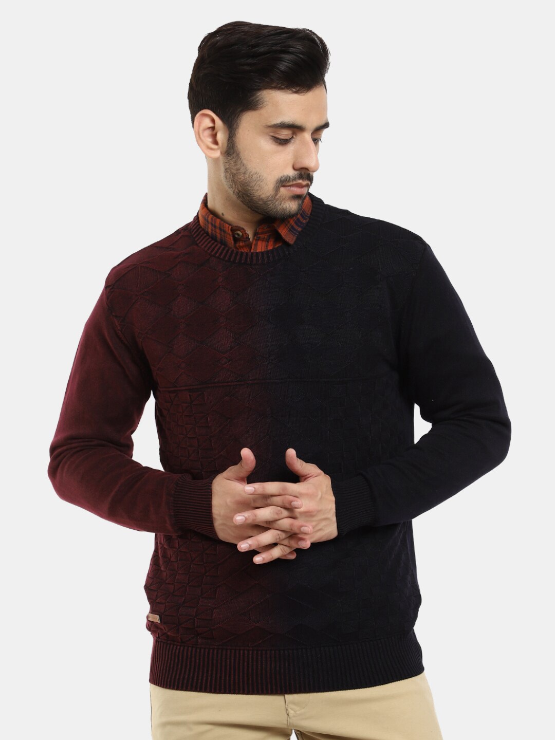 

V-Mart Men Sweatshirt, Red