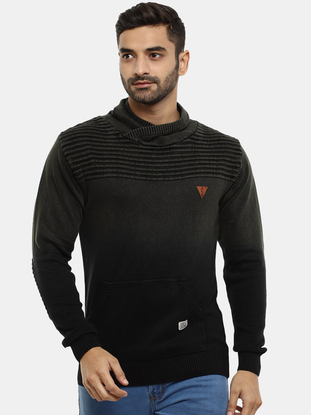 

V-Mart Men Fleece Sweatshirt, Olive