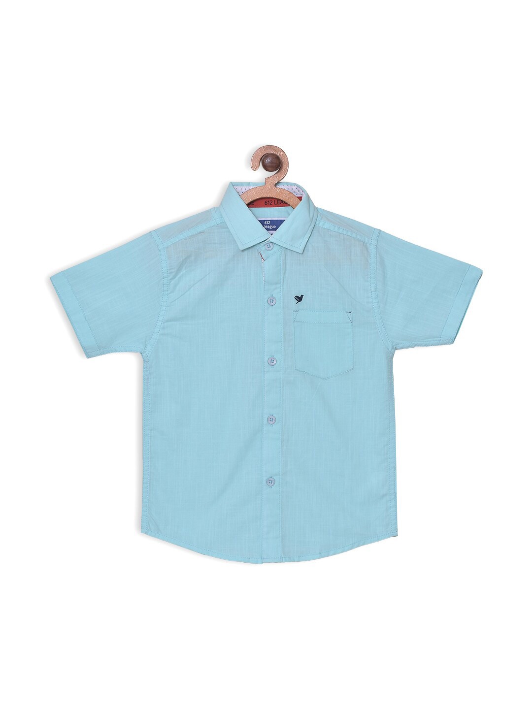 

612League Boys Standard Casual Shirt, Blue