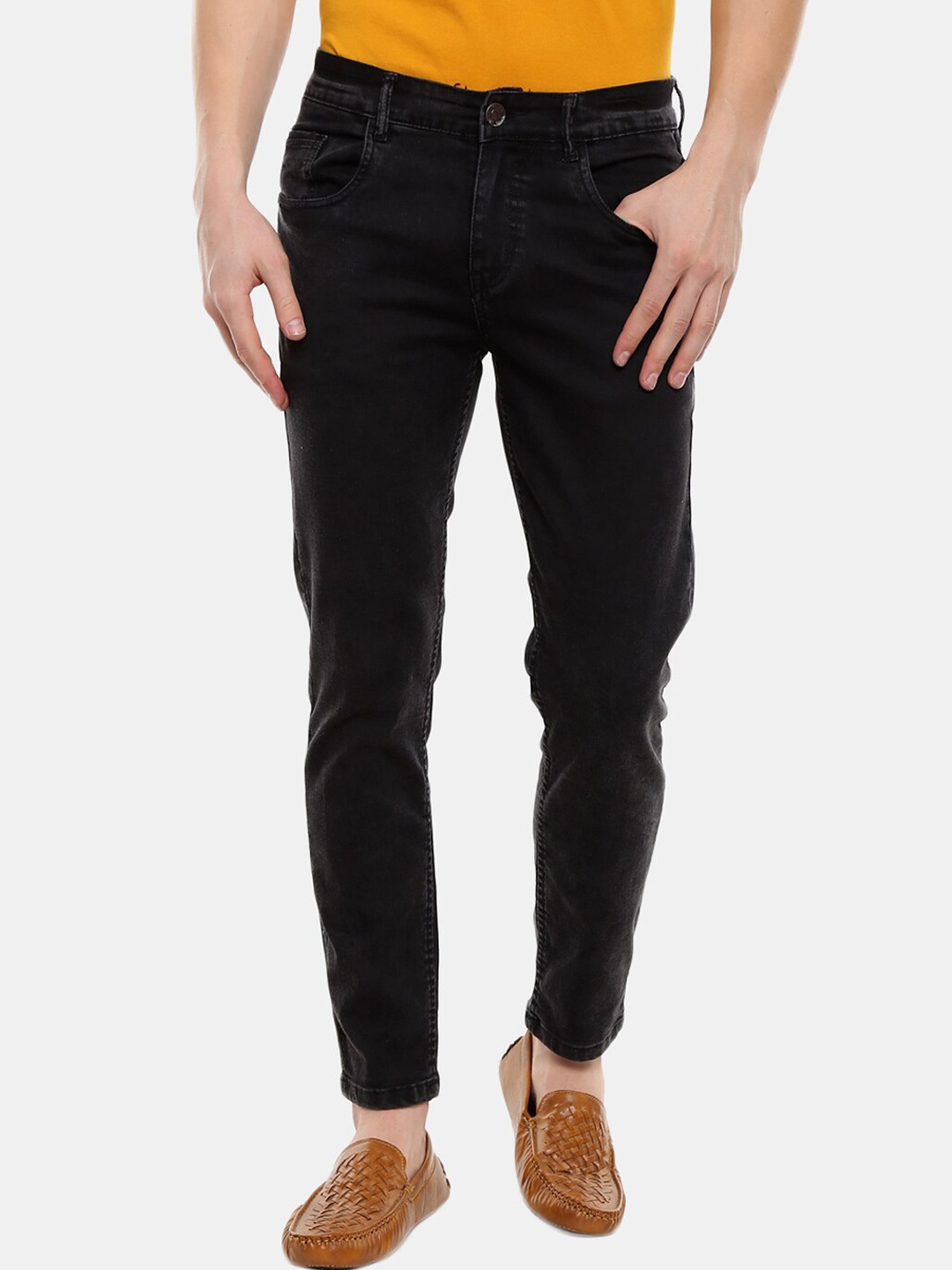 

V-Mart Men Cotton Mid-Rise Classic Jeans, Black
