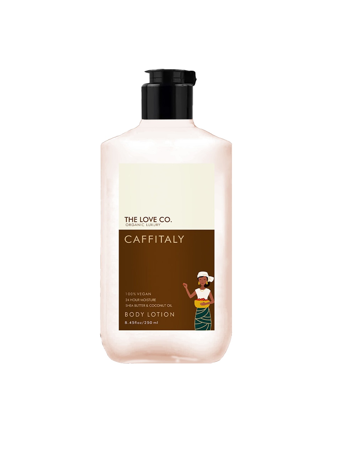 

THE LOVE CO. Caffitaly with Shea Butter & Coconut Oil Body Lotion - 250 ml, White