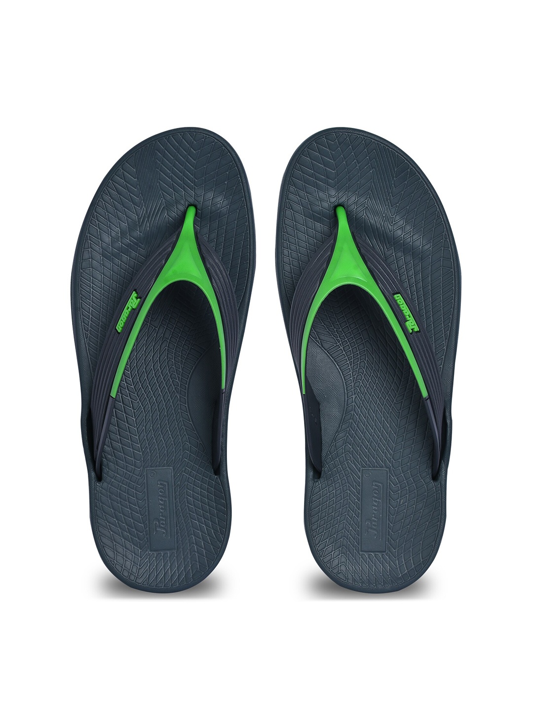 

Paragon Men Lightweight Thong Flip-Flops, Fluorescent green