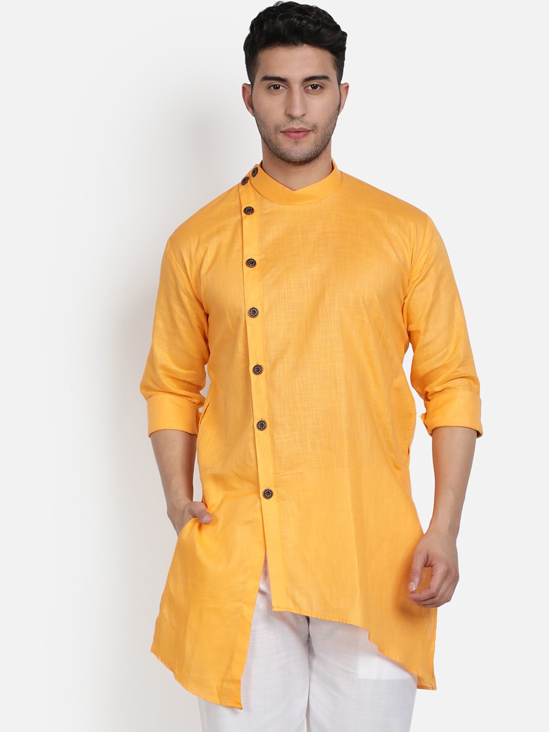 

Armaan Ethnic Men Cotton Kurta, Orange