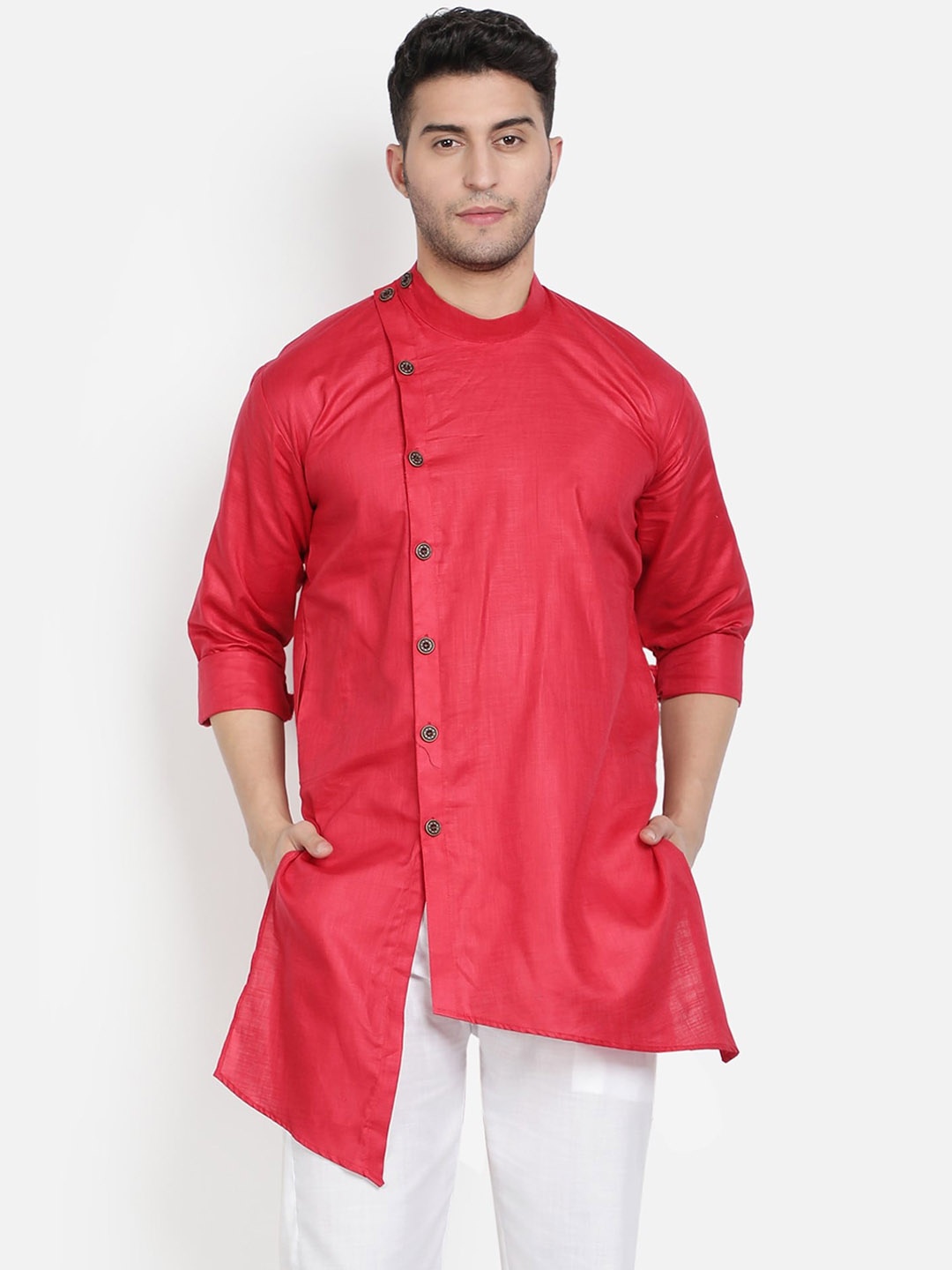 

Armaan Ethnic Men Cotton Kurta, Red