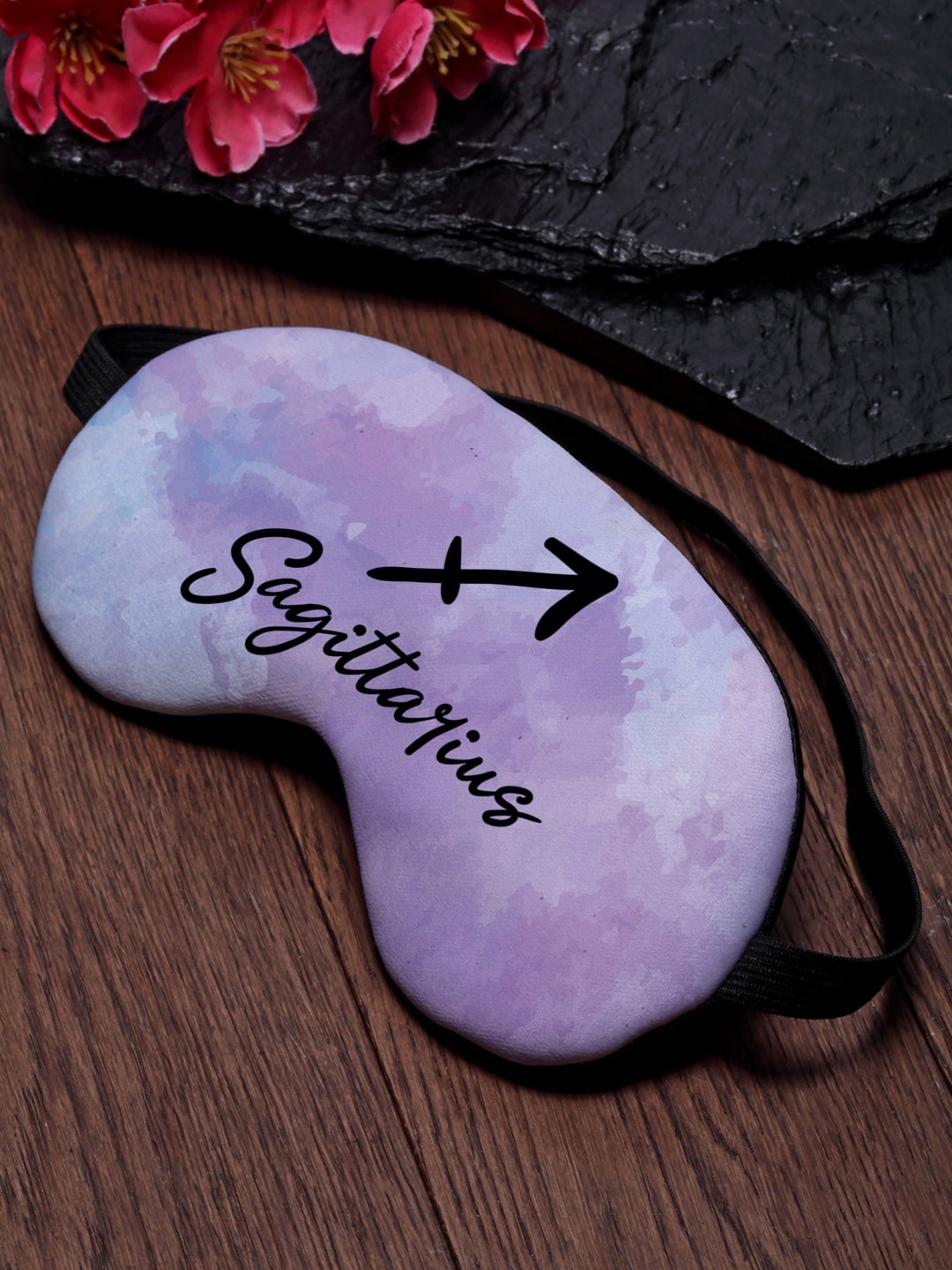 

Crazy Corner Printed Eye Mask, Purple