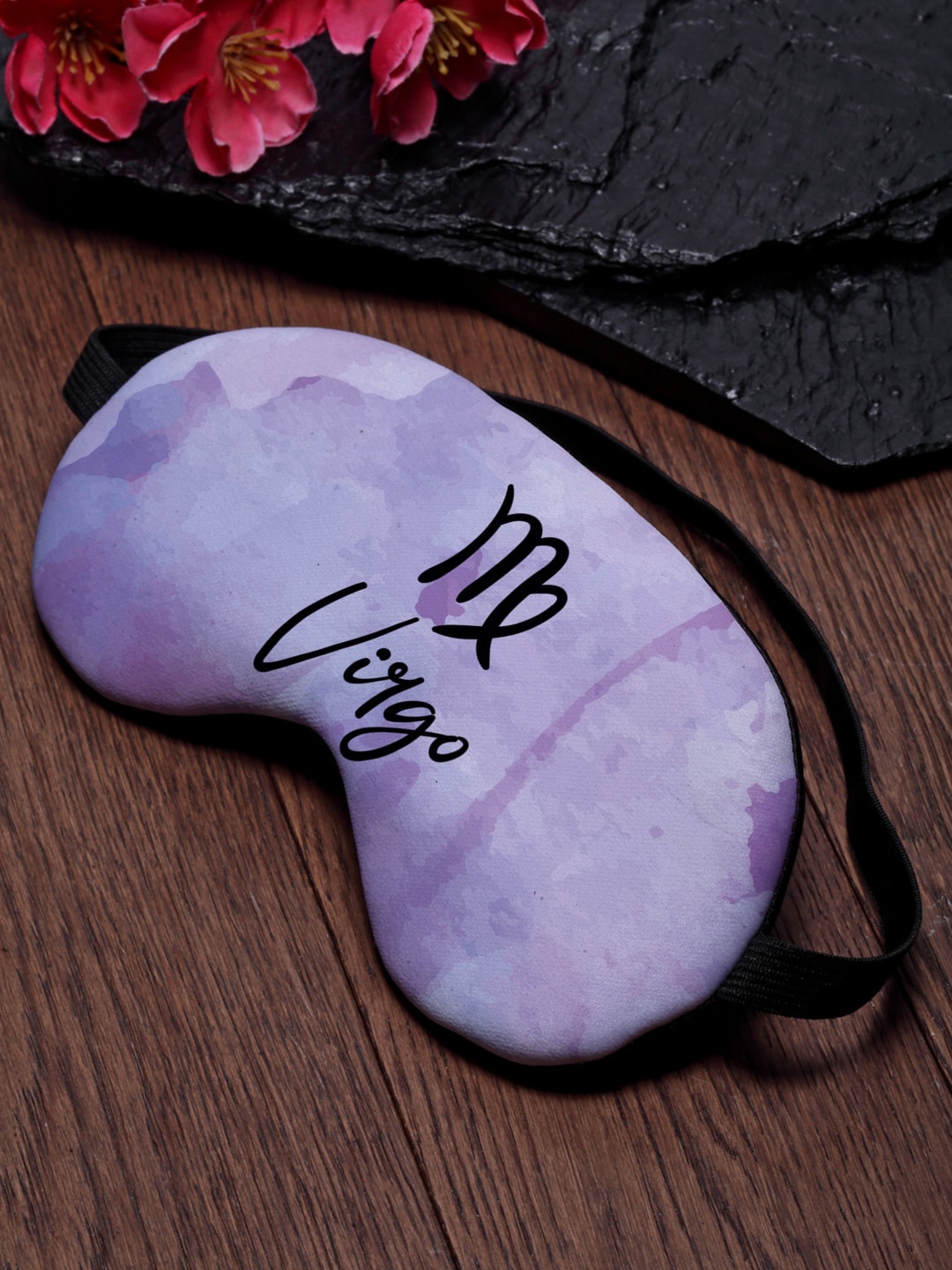 

Crazy Corner Printed Eye Mask, Purple