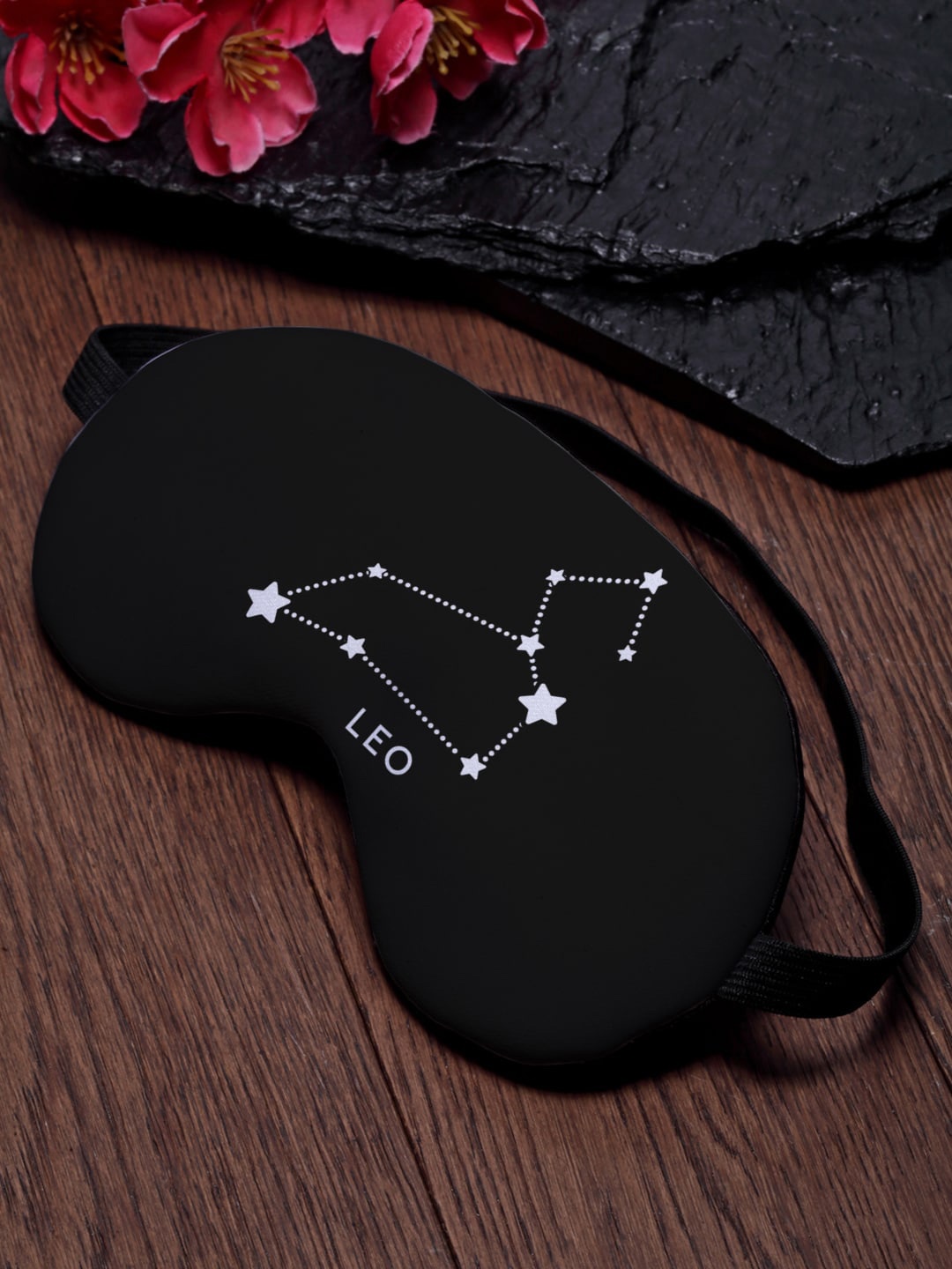 

Crazy Corner Printed Sleeping Mask, Black
