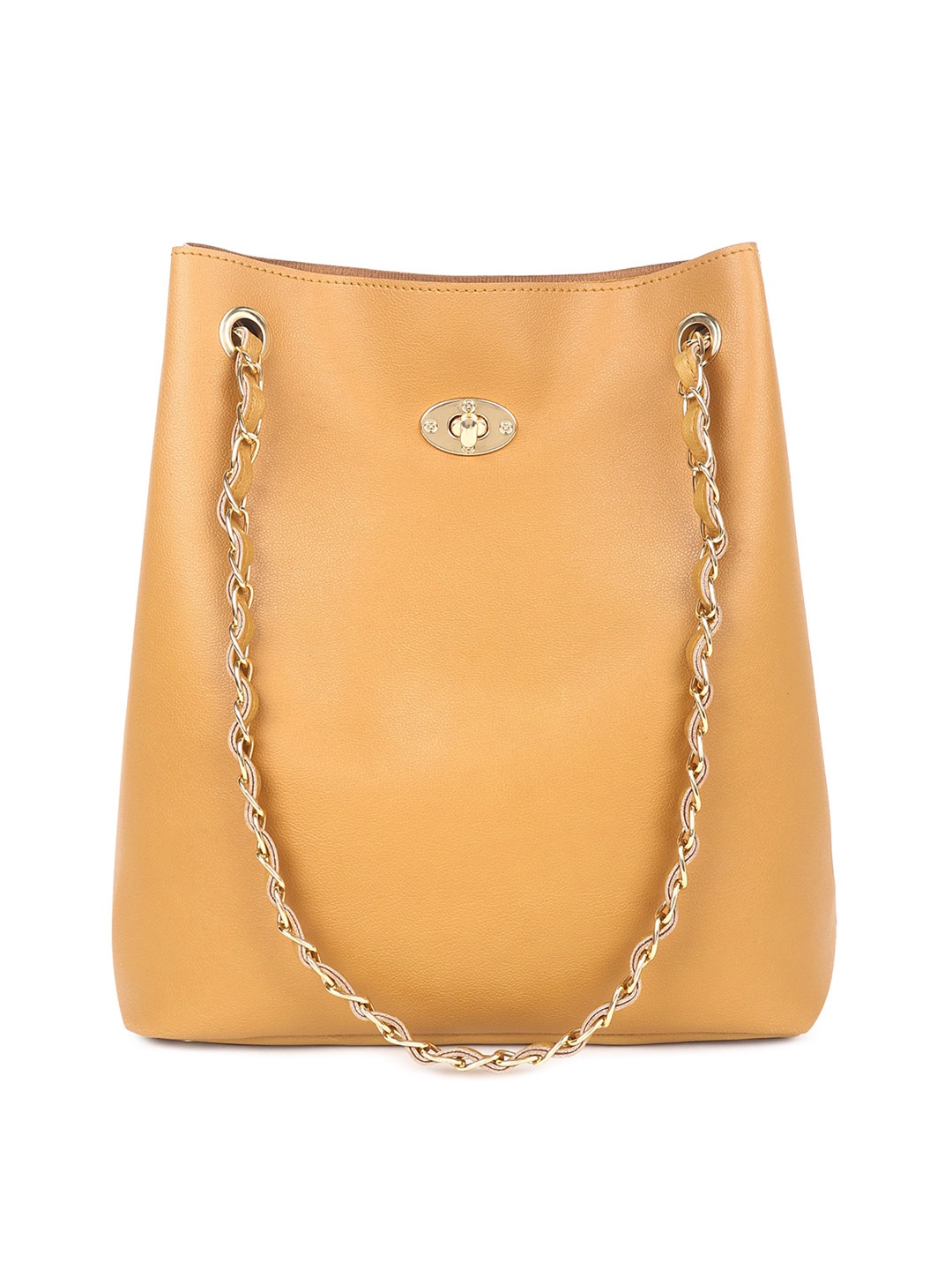 

Stropcarry Yellow PU Bucket Shoulder Bag