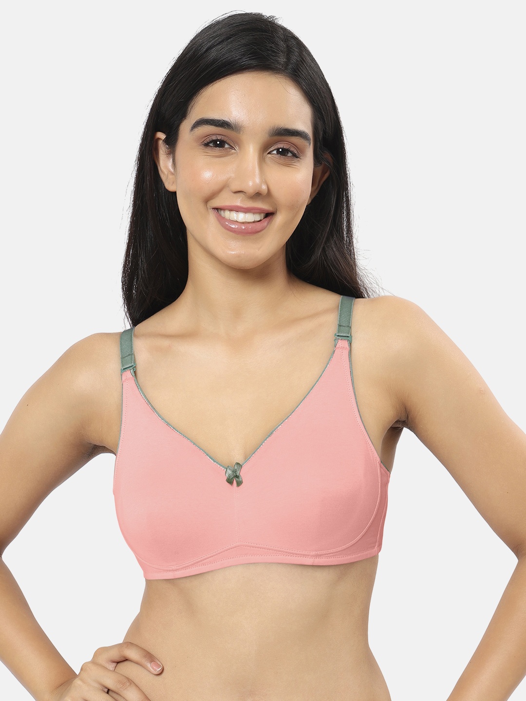 

Amante Solid Non Padded Comfort Concealer T-Shirt Bra - BRA91801, Pink