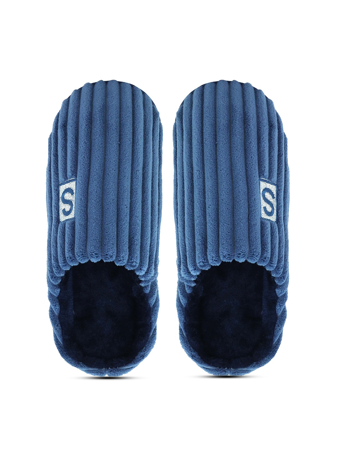 

CASSIEY Men Room Slippers, Navy blue