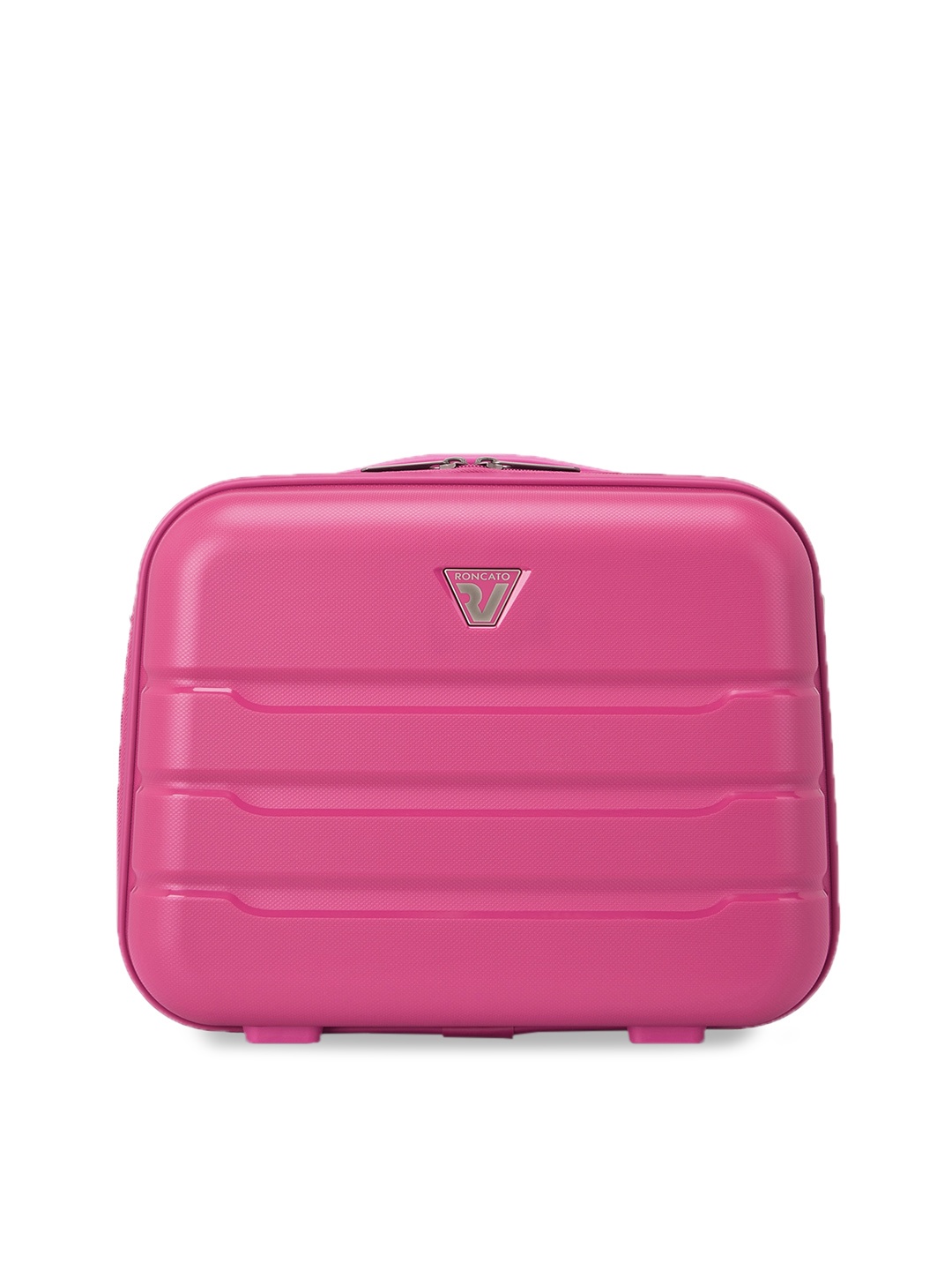 

RONCATO BUTTERFLY NERO Polypropylene Medium Hard Case Vanity Bag, Magenta