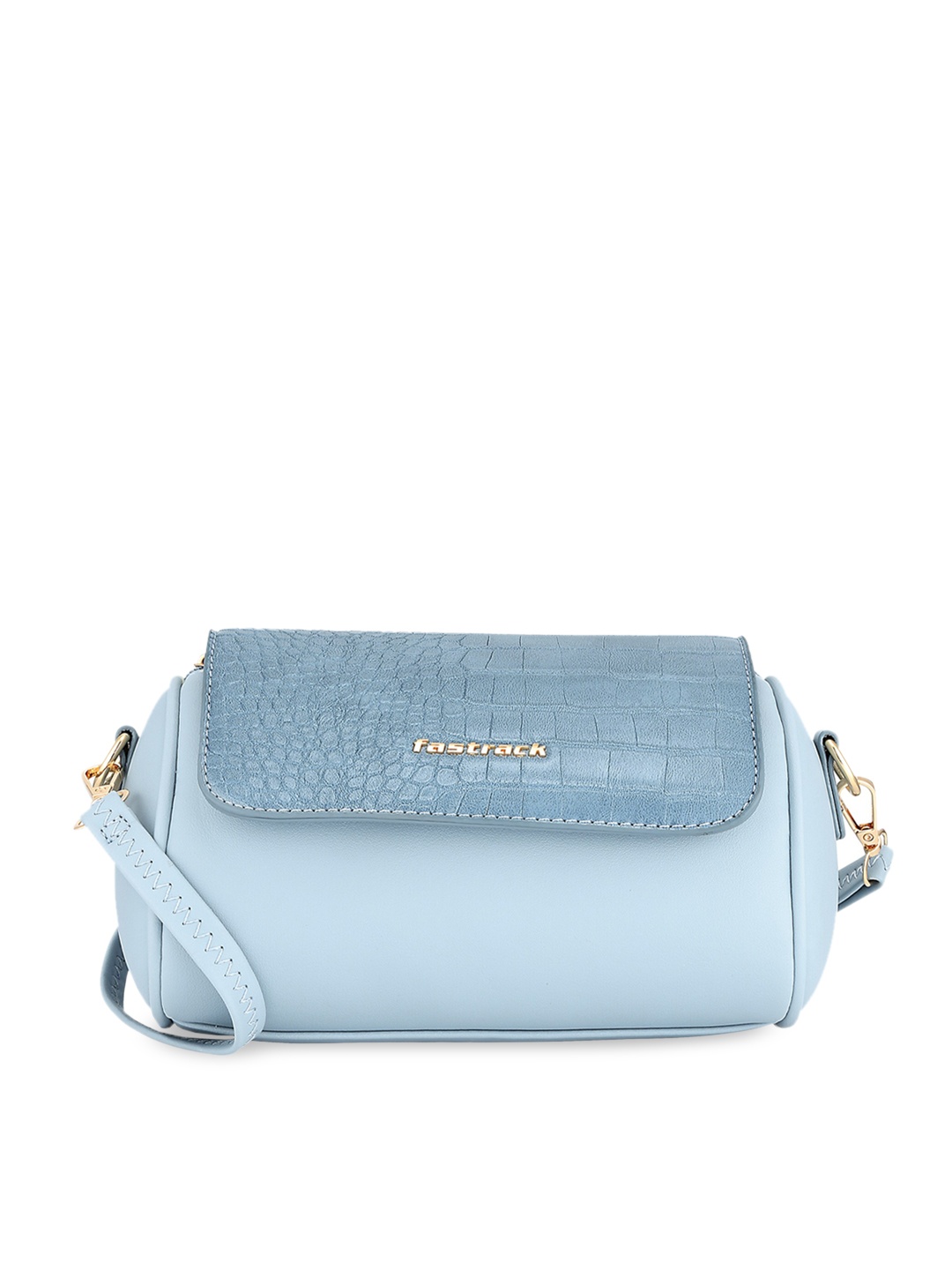 

Fastrack PU Structured Sling Bag, Blue