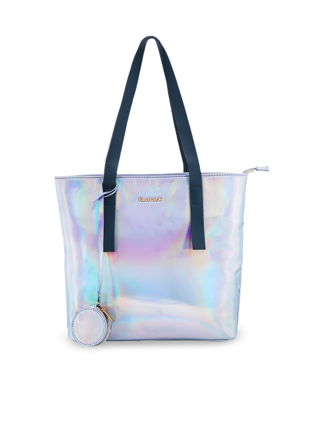 

Fastrack Purple PU Shopper Tote Bag with Tasselled