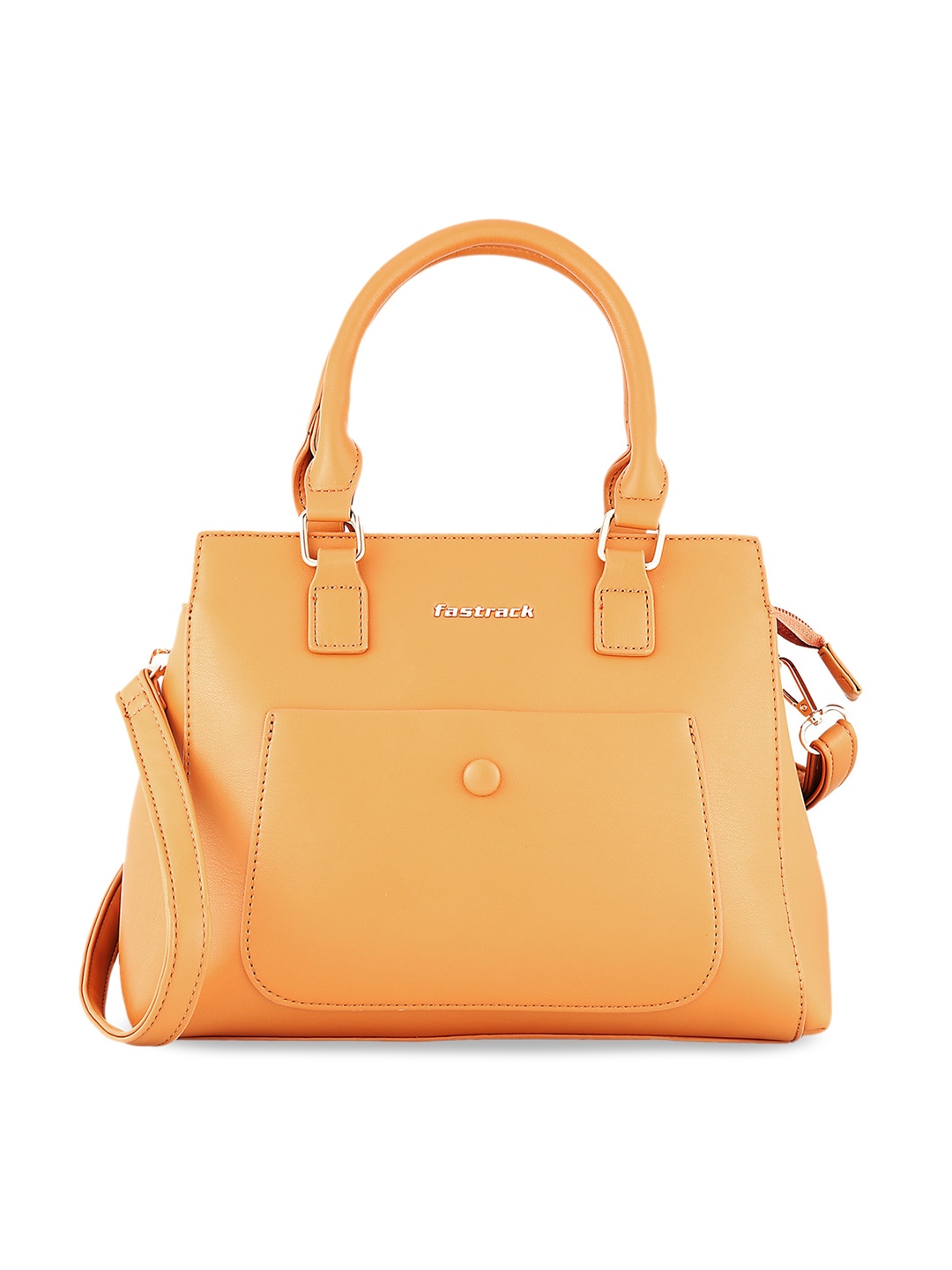 

Fastrack PU Structured Handheld Bag with Tasselled, Coral