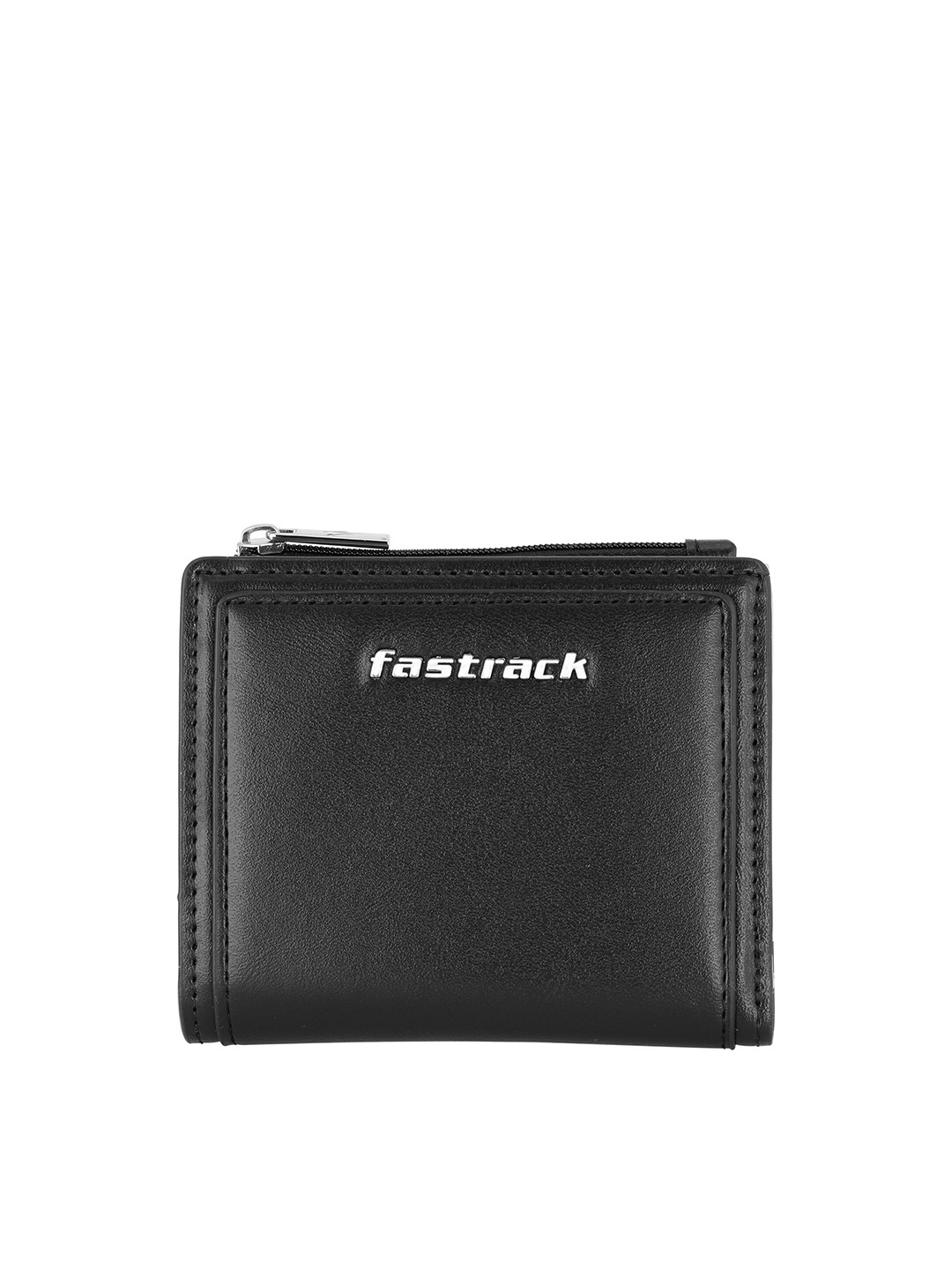 

Fastrack Women PU Two Fold Wallet, Black