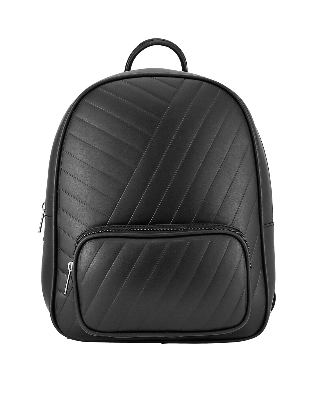 

Fastrack Women Textured Backpack, Black