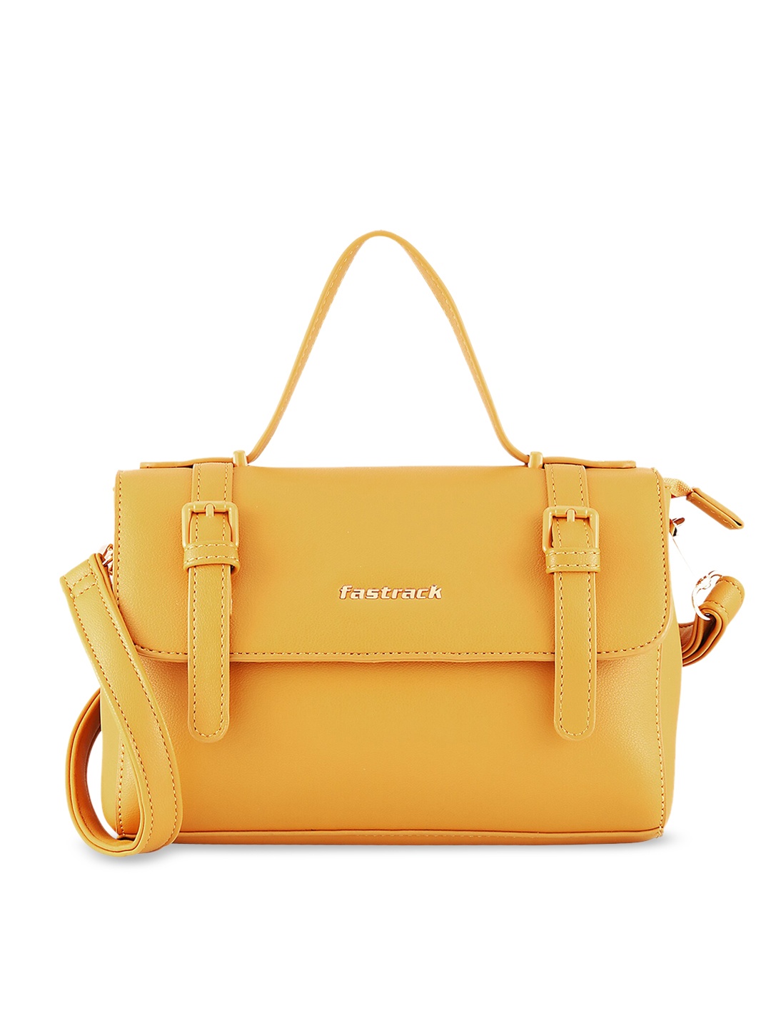 

Fastrack Structured Handheld Bag, Mustard