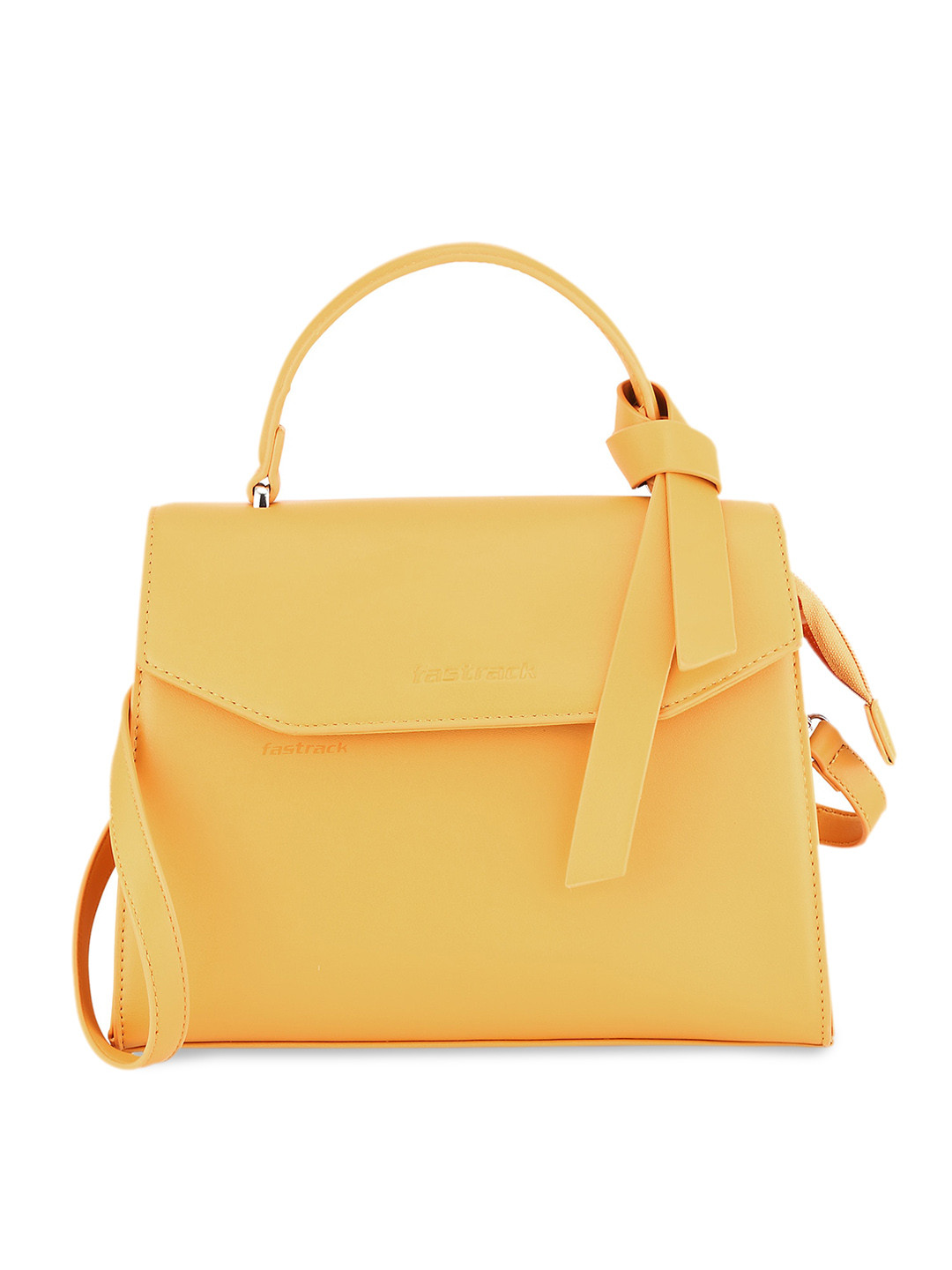 

Fastrack Structured Handheld Bag, Mustard