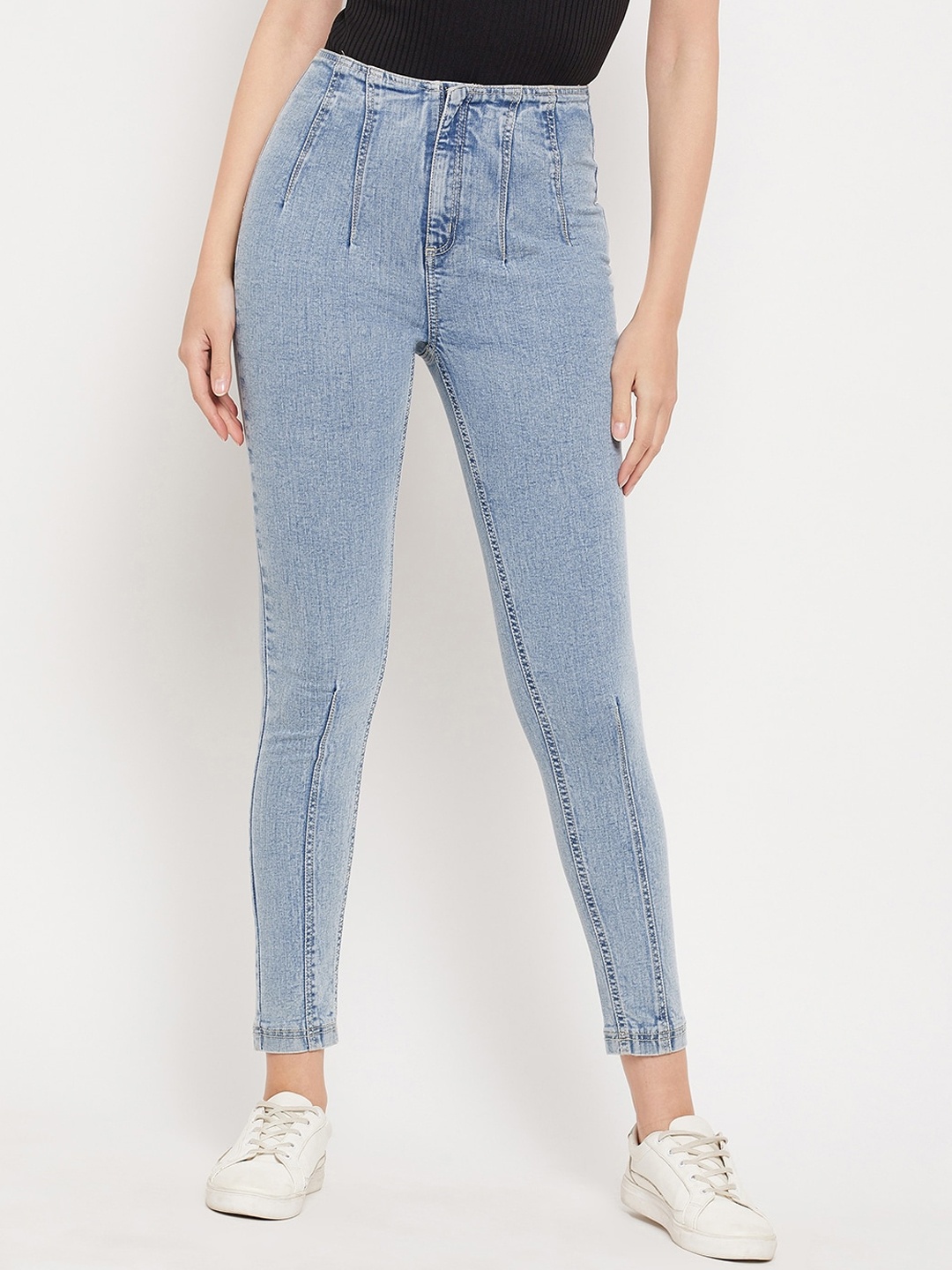 

Madame Women Blue Heavy Fade Jeans