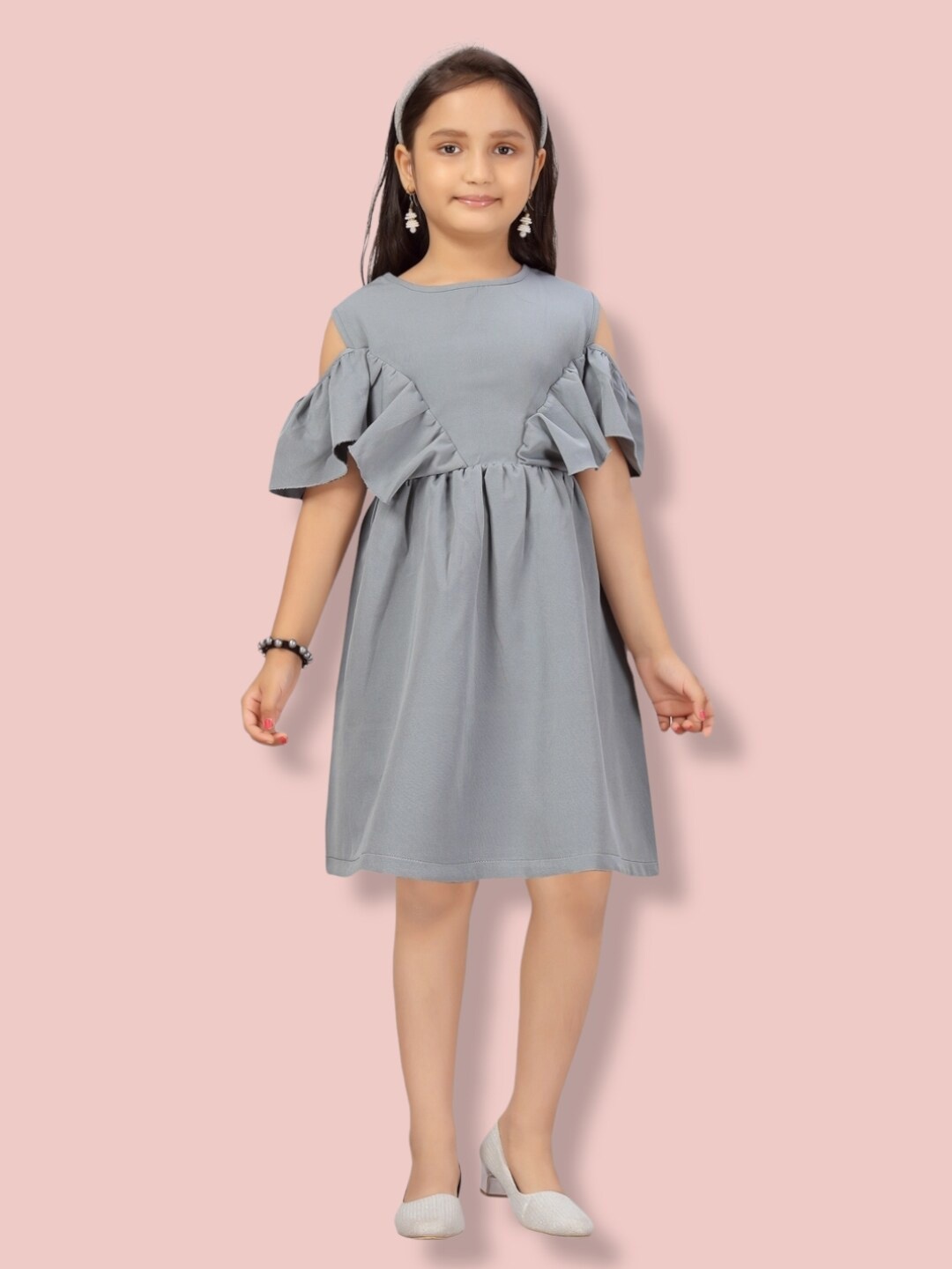 

Aarika Net Dress, Grey