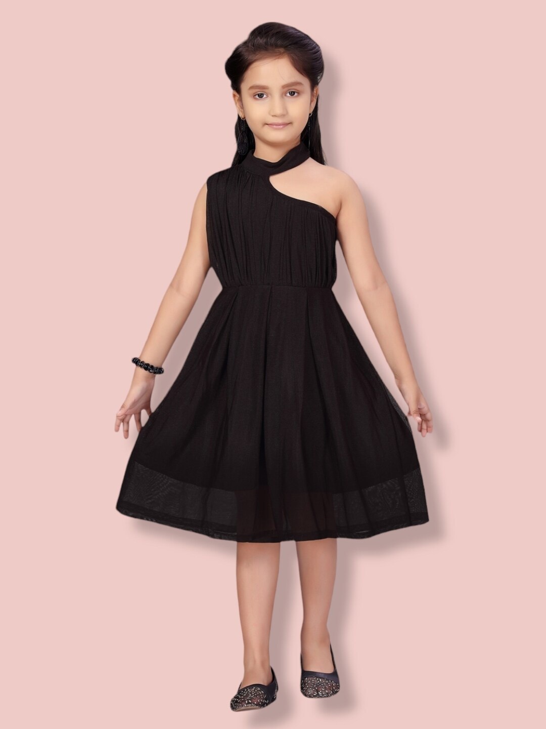 

Aarika Fit And Flare Dress, Black