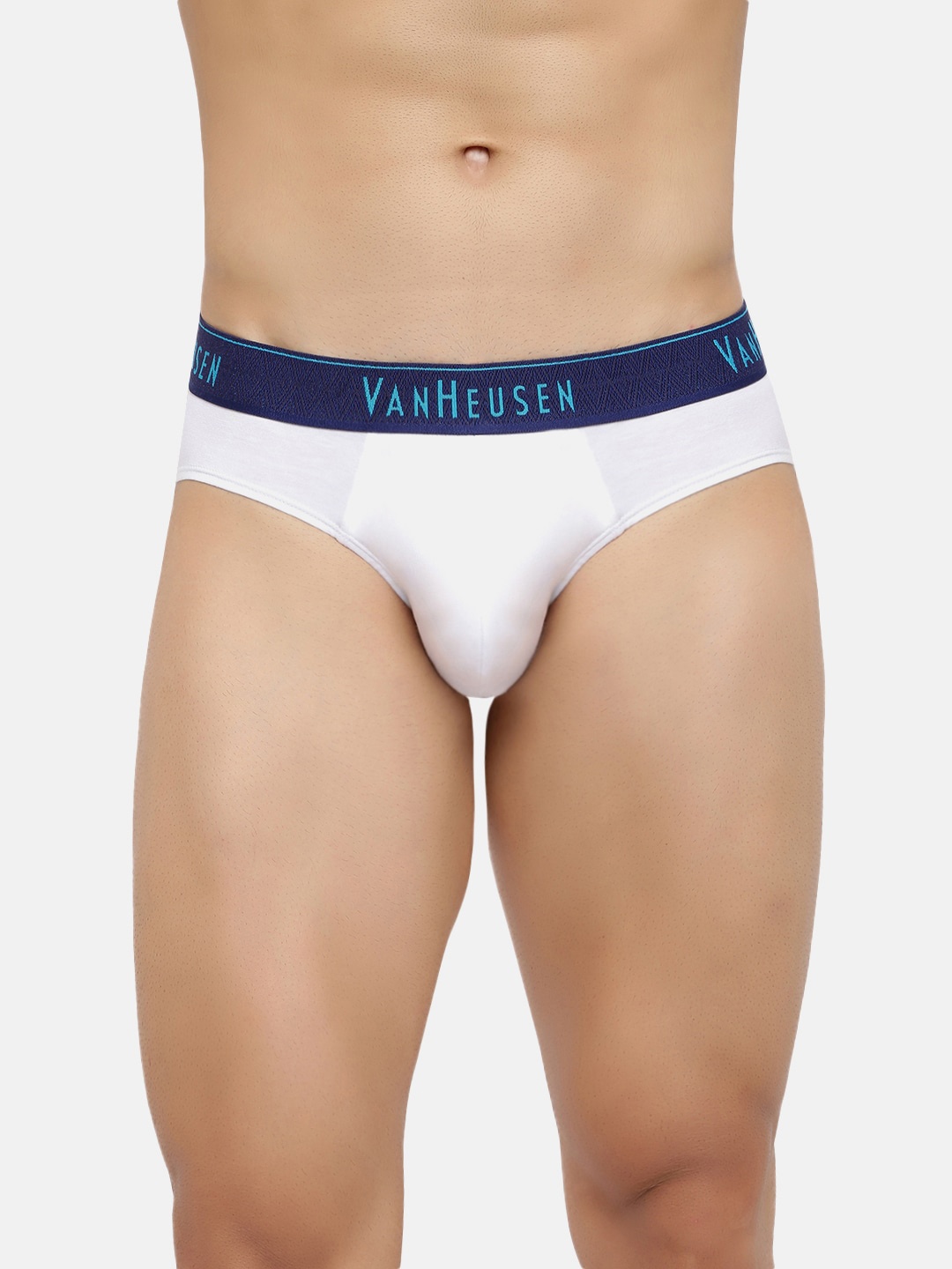 

Van Heusen Men Cotton Anti Bacterial Colour Fresh Briefs, White