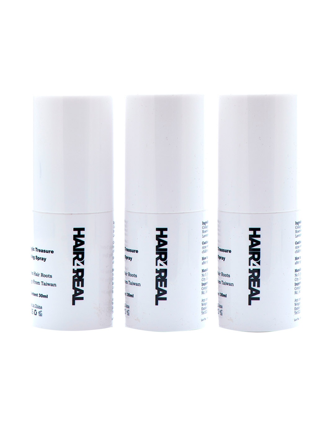 

HAIR4REAL Set Of 3 Hair Locking Spray, Transparent