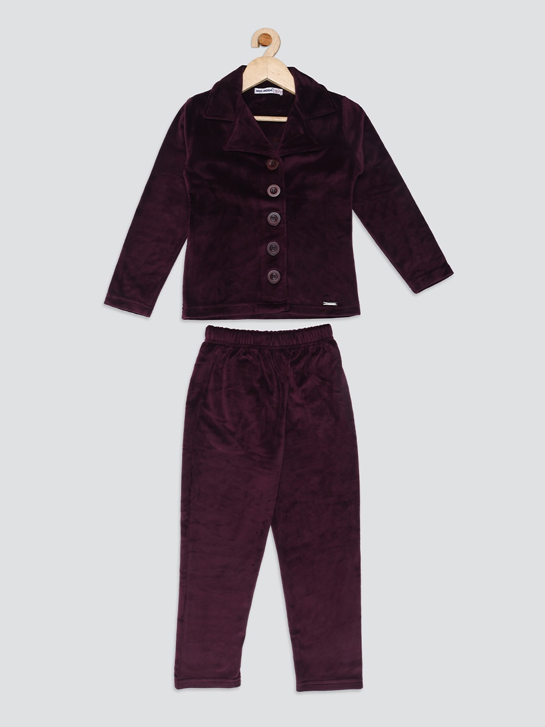 

Nins Moda Girls Night suit, Purple