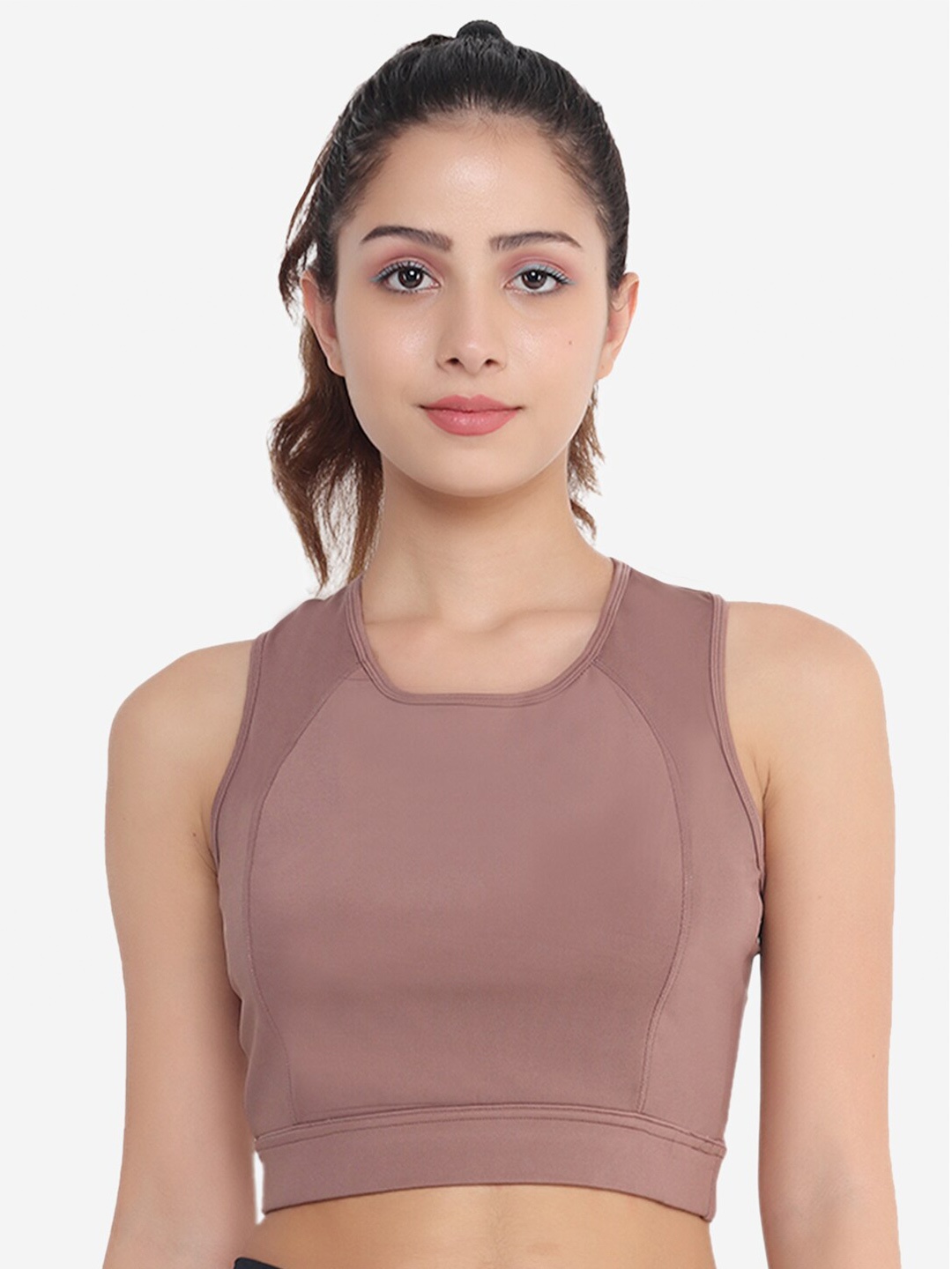 

Beau Design Padded Racer Back Rapid-Dry Sports Bra BDSB-RCRBACK, Nude