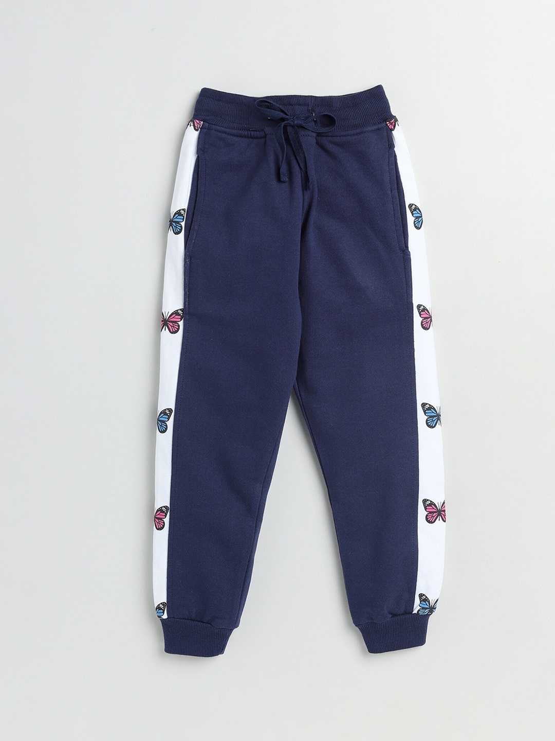 

Dear to Dad Girls Cotton Joggers, Blue